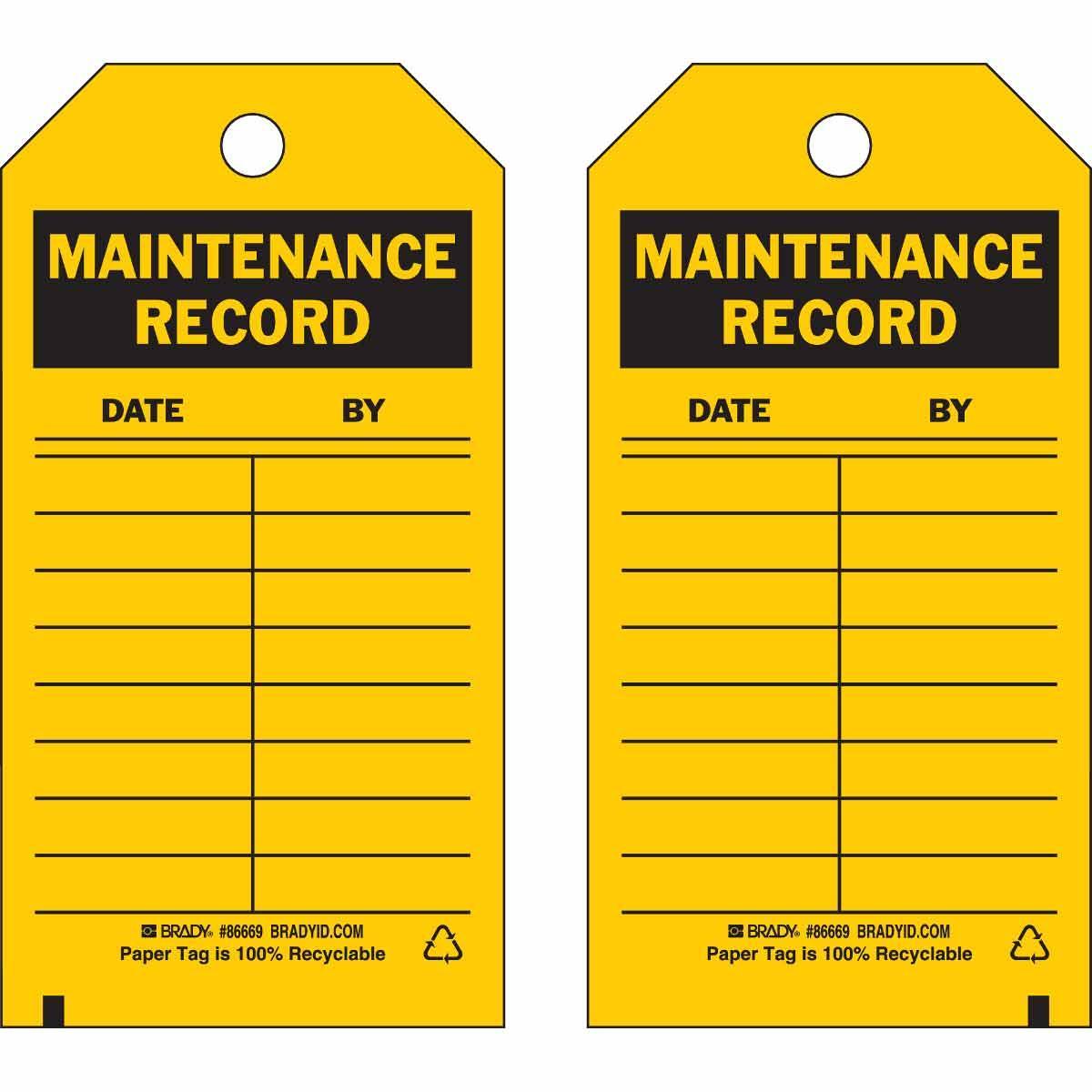 Brady® 86669 Safety & Facility Tags