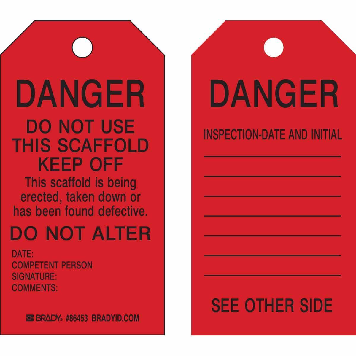 Brady® 86683 Safety & Facility Tags