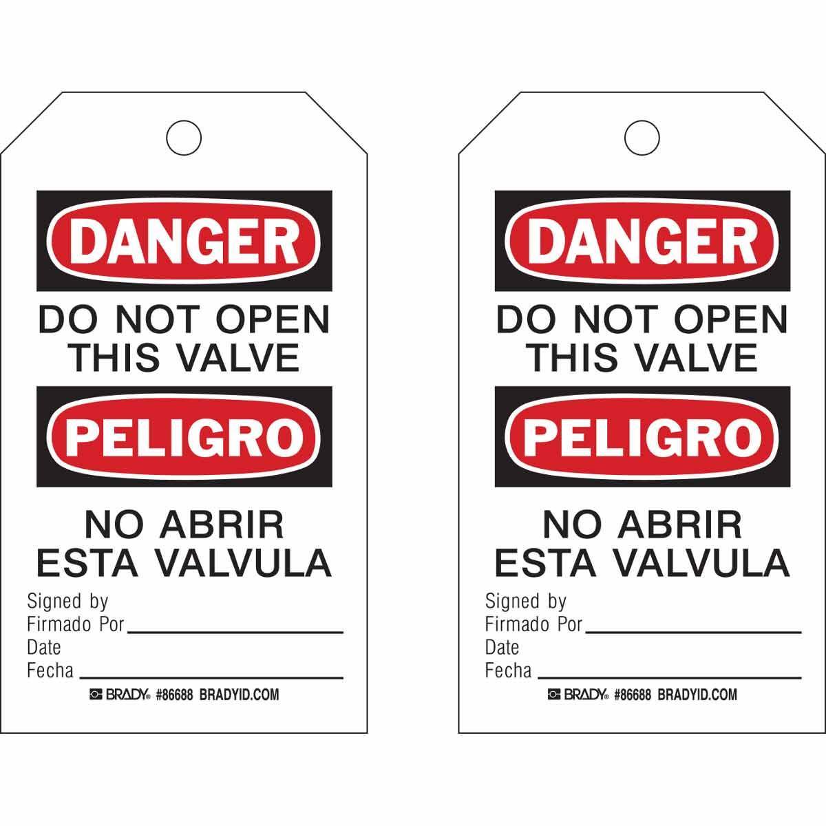 Brady® 86688 Safety & Facility Tags