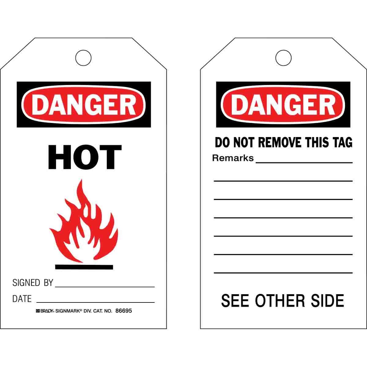 Brady® 86695 Safety & Facility Tags