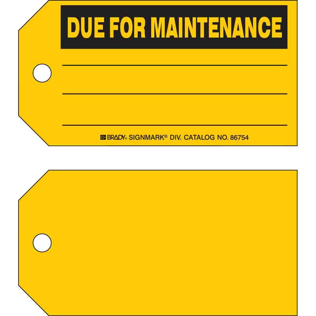 Brady® 86754 Safety & Facility Tags