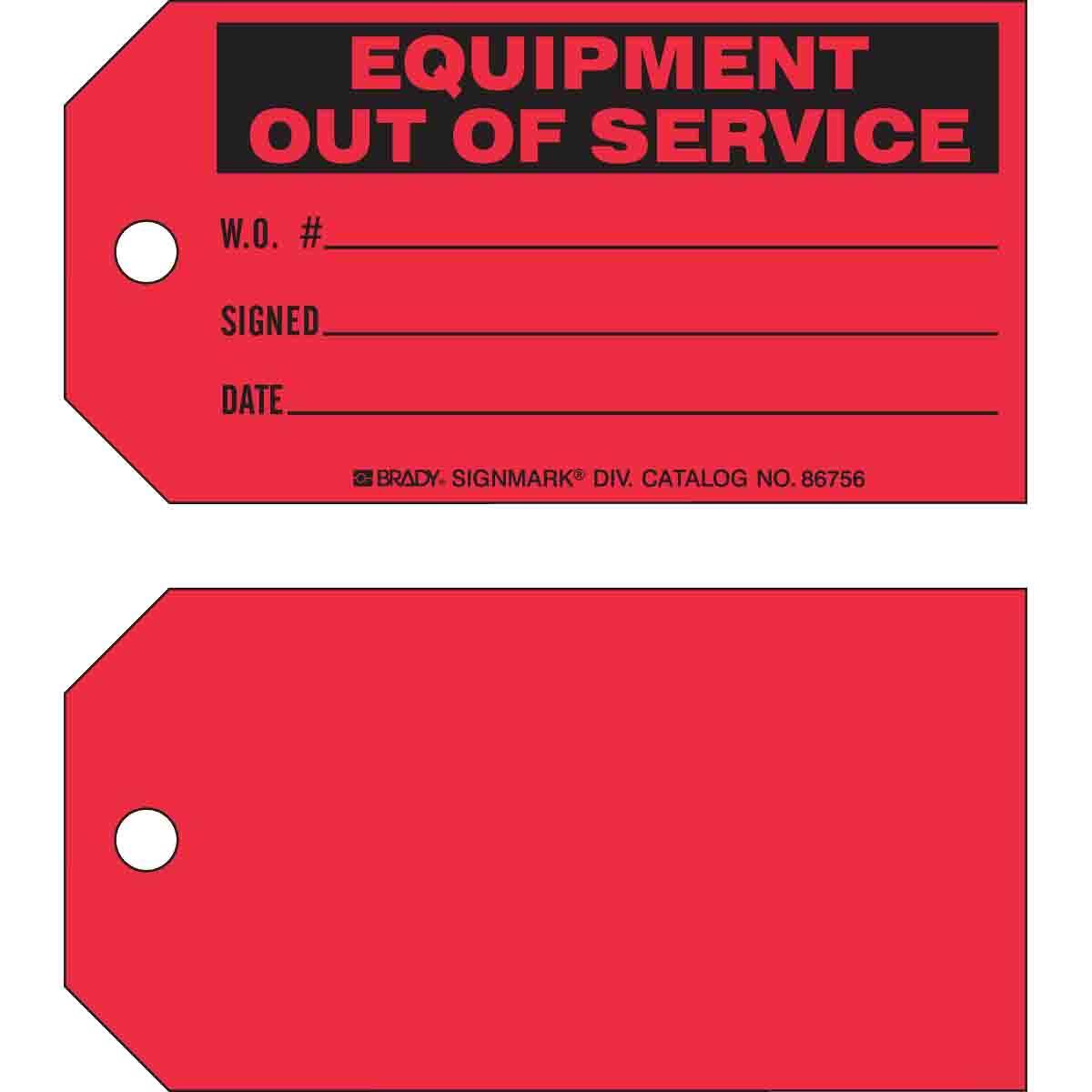 Brady® 86756 Safety & Facility Tags