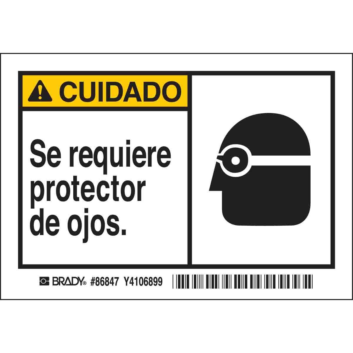 Brady® 86847 Safety & Facility Labels