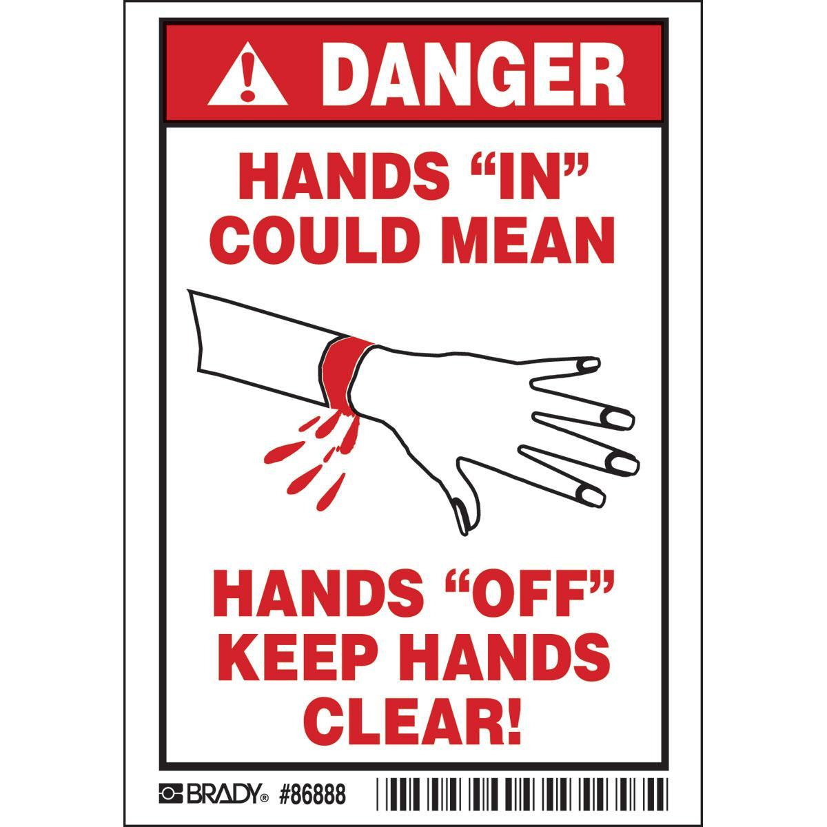 Brady® 86888 Accident Prevention Signs