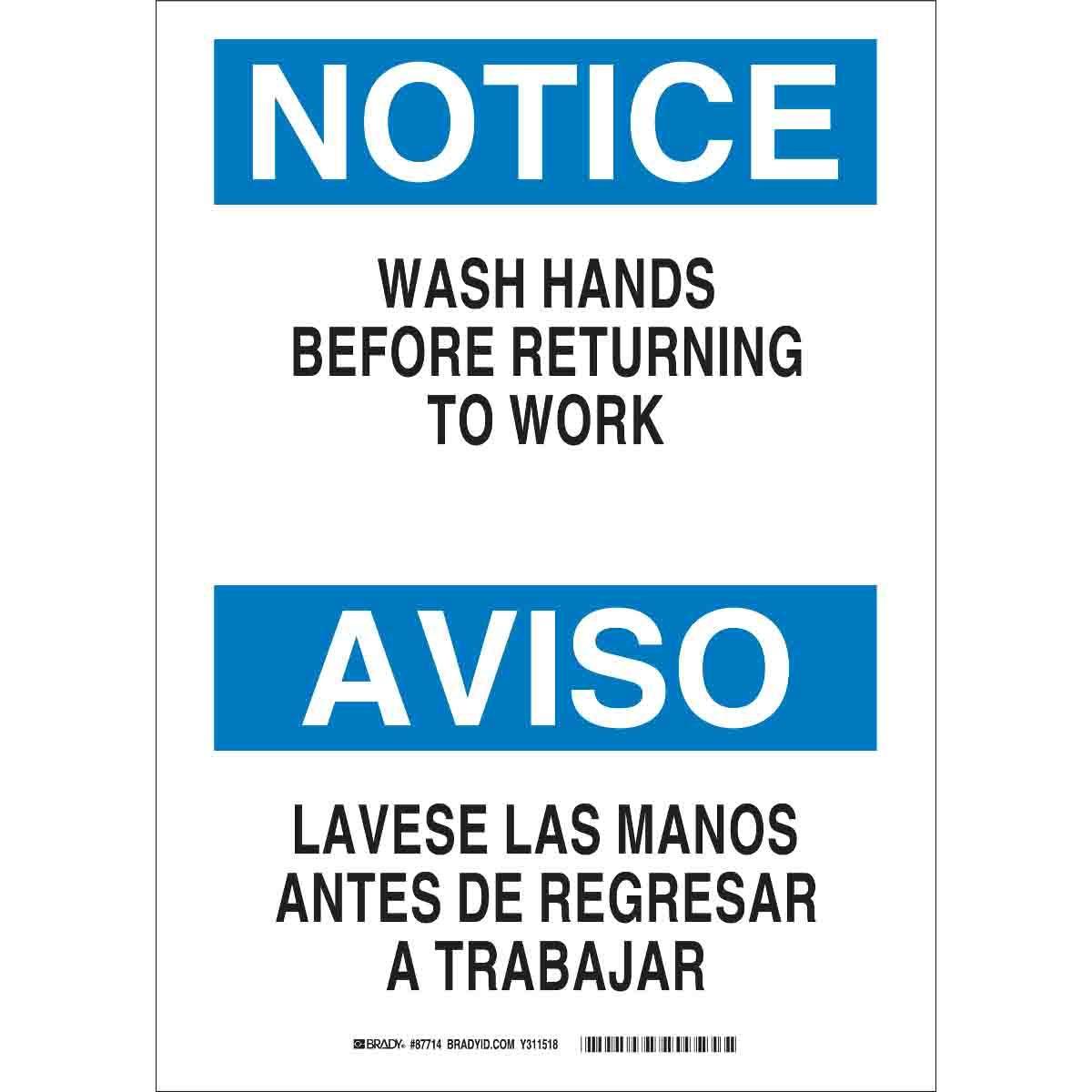 Brady® 87714 Office & Facility Signs