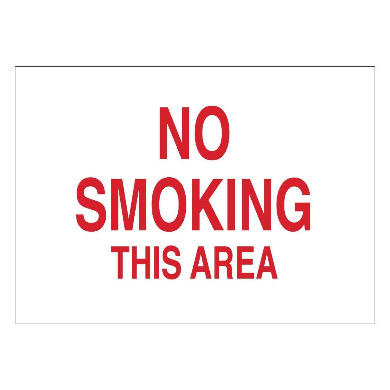 Brady® 88452 No Smoking & Restricted Activity Signs