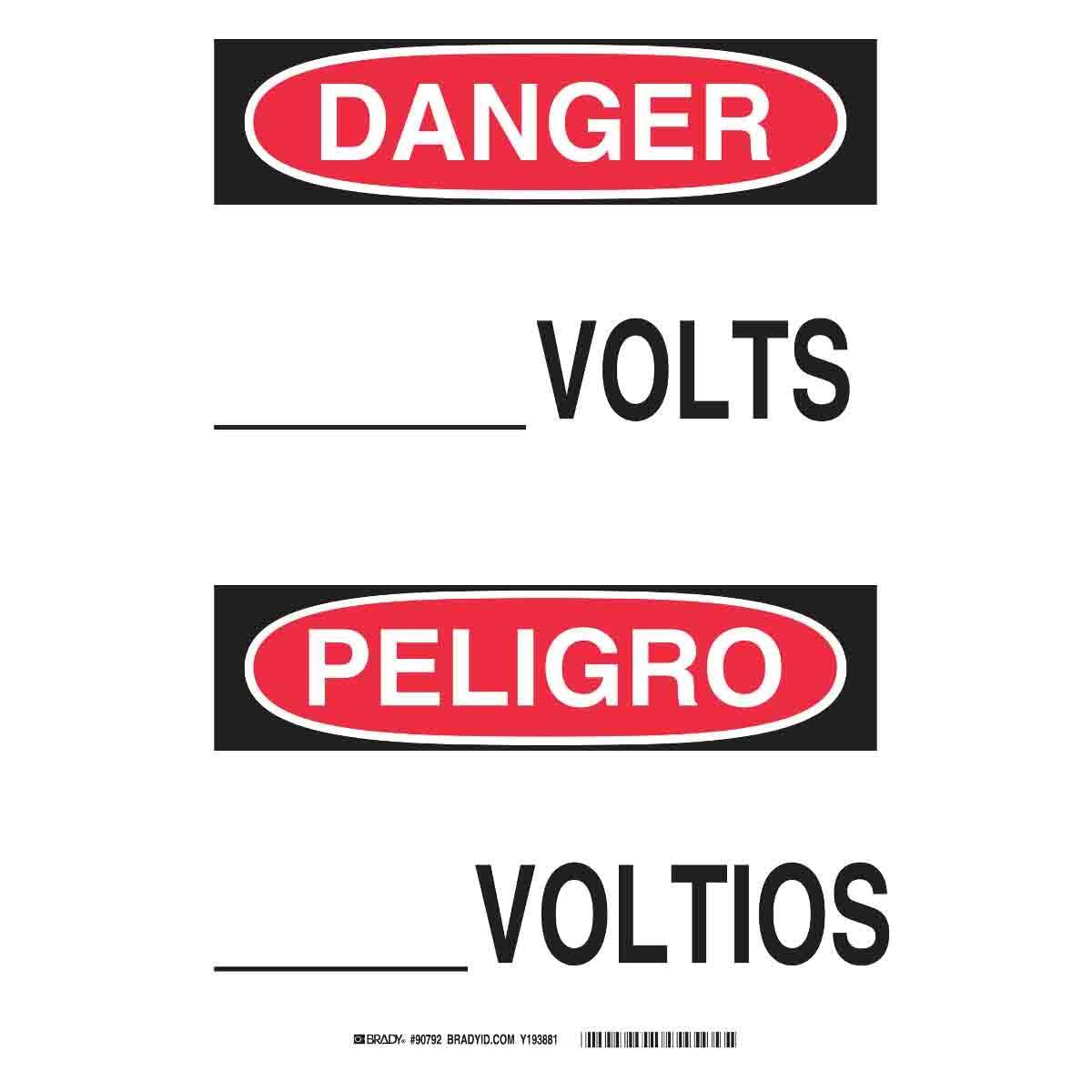 Brady® 90792 Accident Prevention Signs