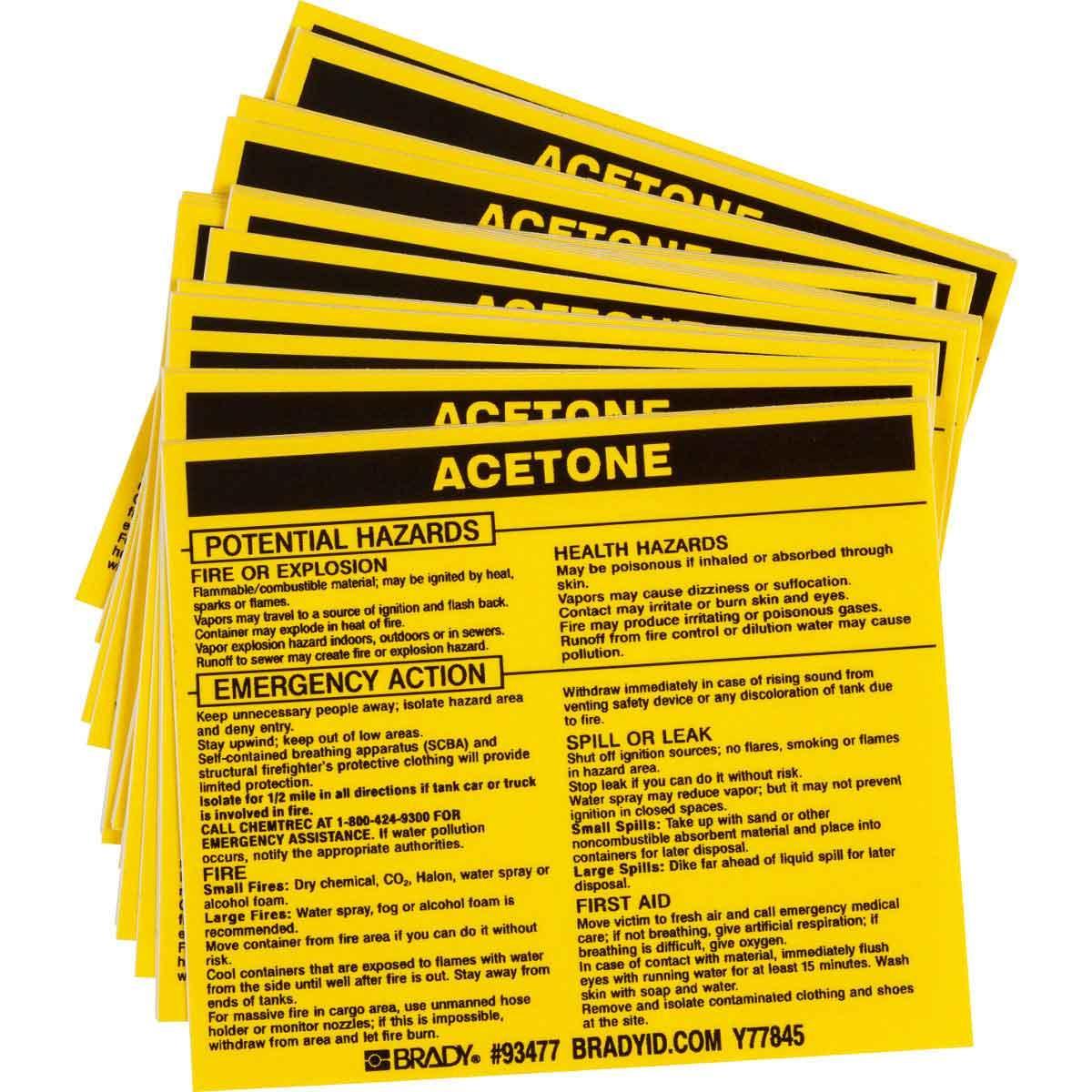 Brady® 93477 Safety & Facility Labels