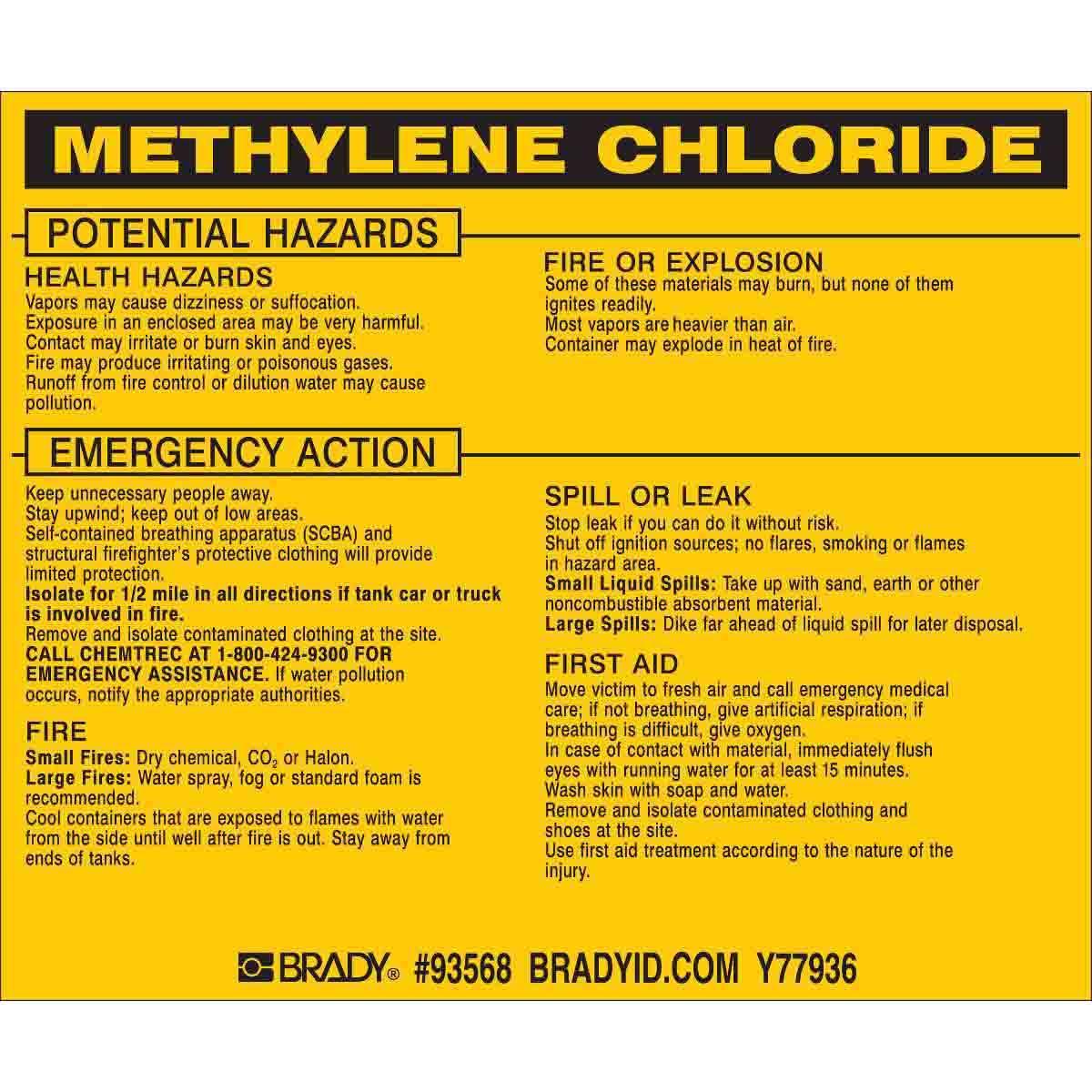 Brady® 93568 Safety & Facility Labels