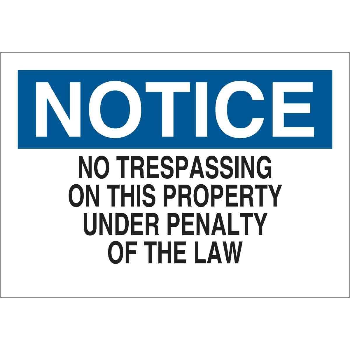 Brady® 95237 Access & Security Signs