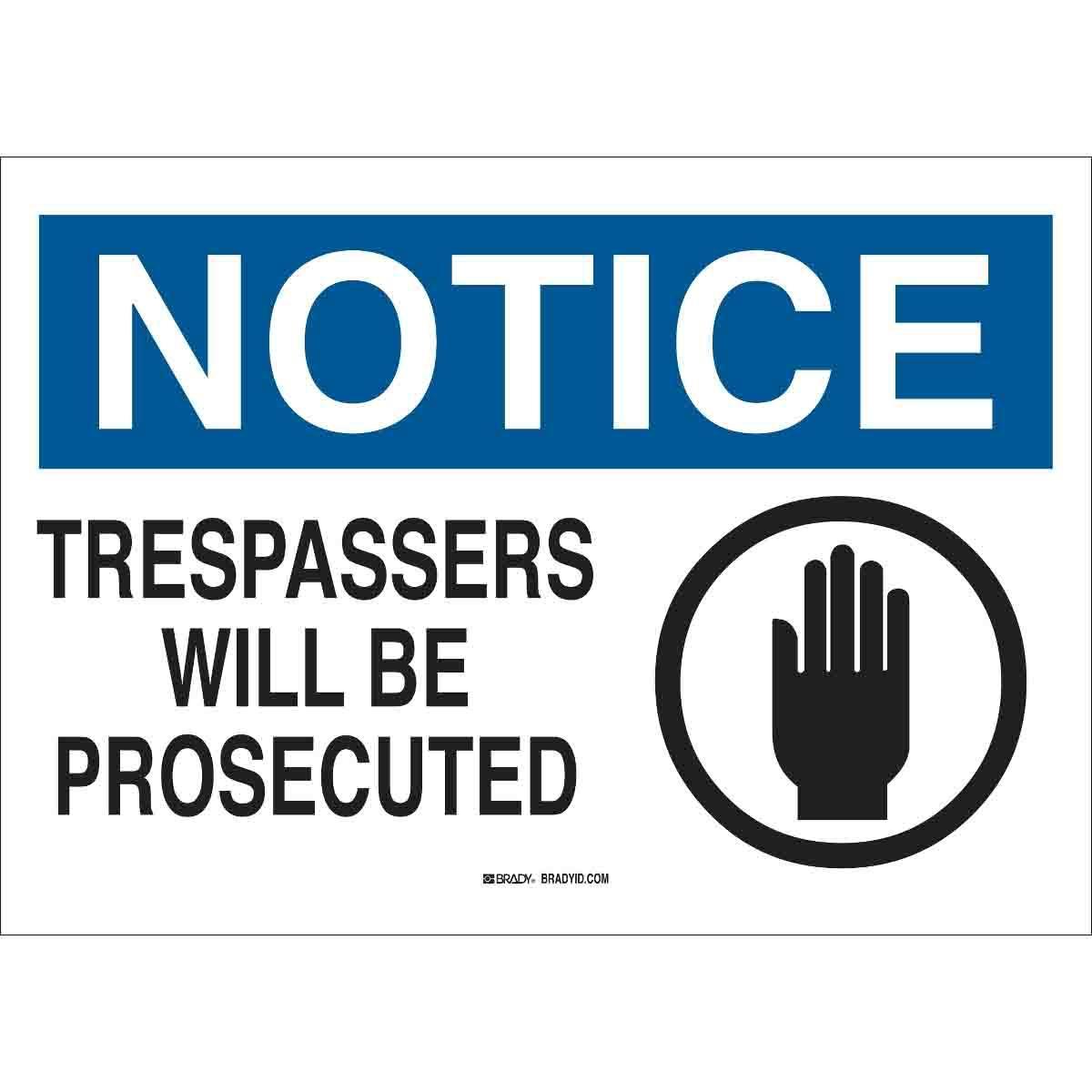 Brady® 95263 Access & Security Signs
