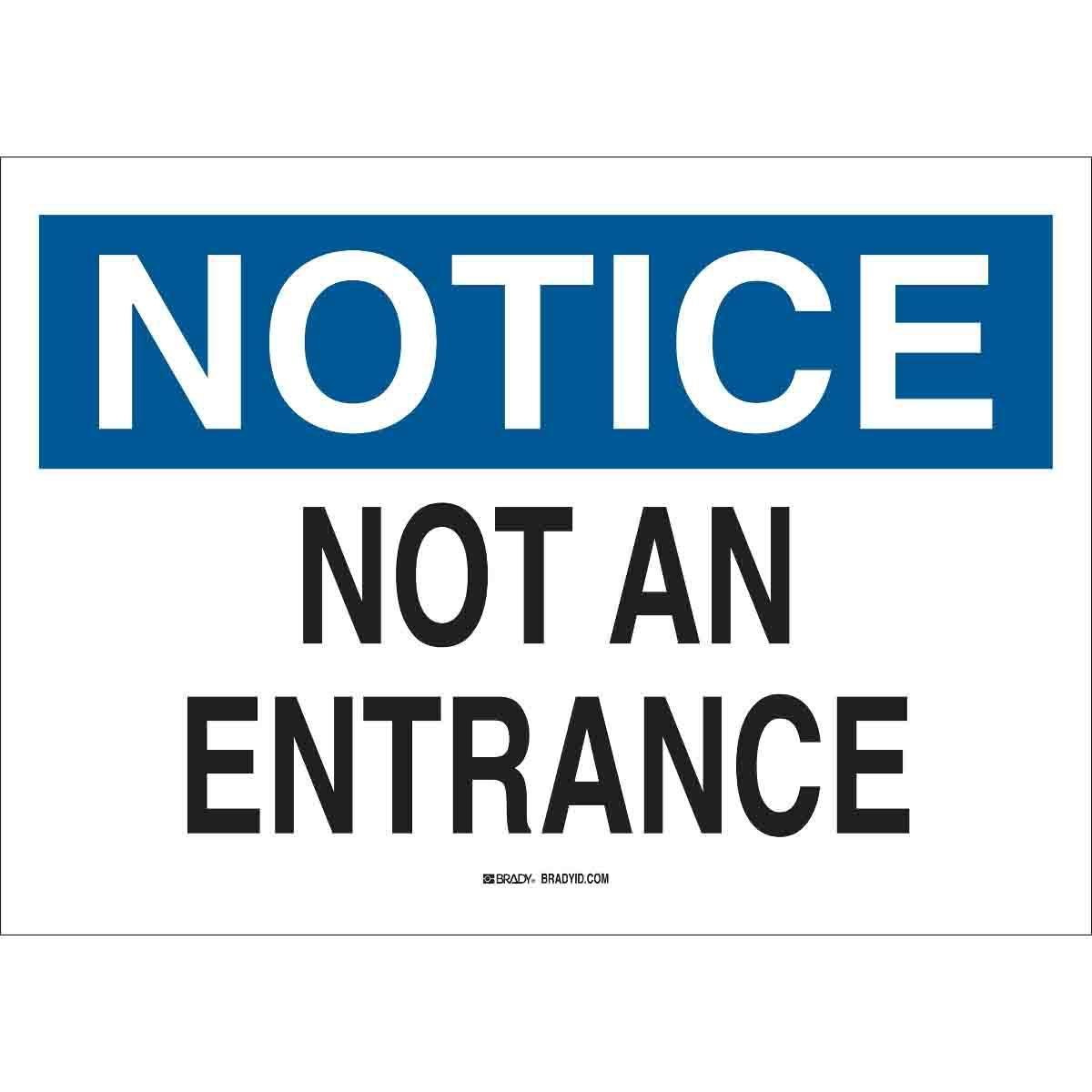 Brady® 95283 Access & Security Signs