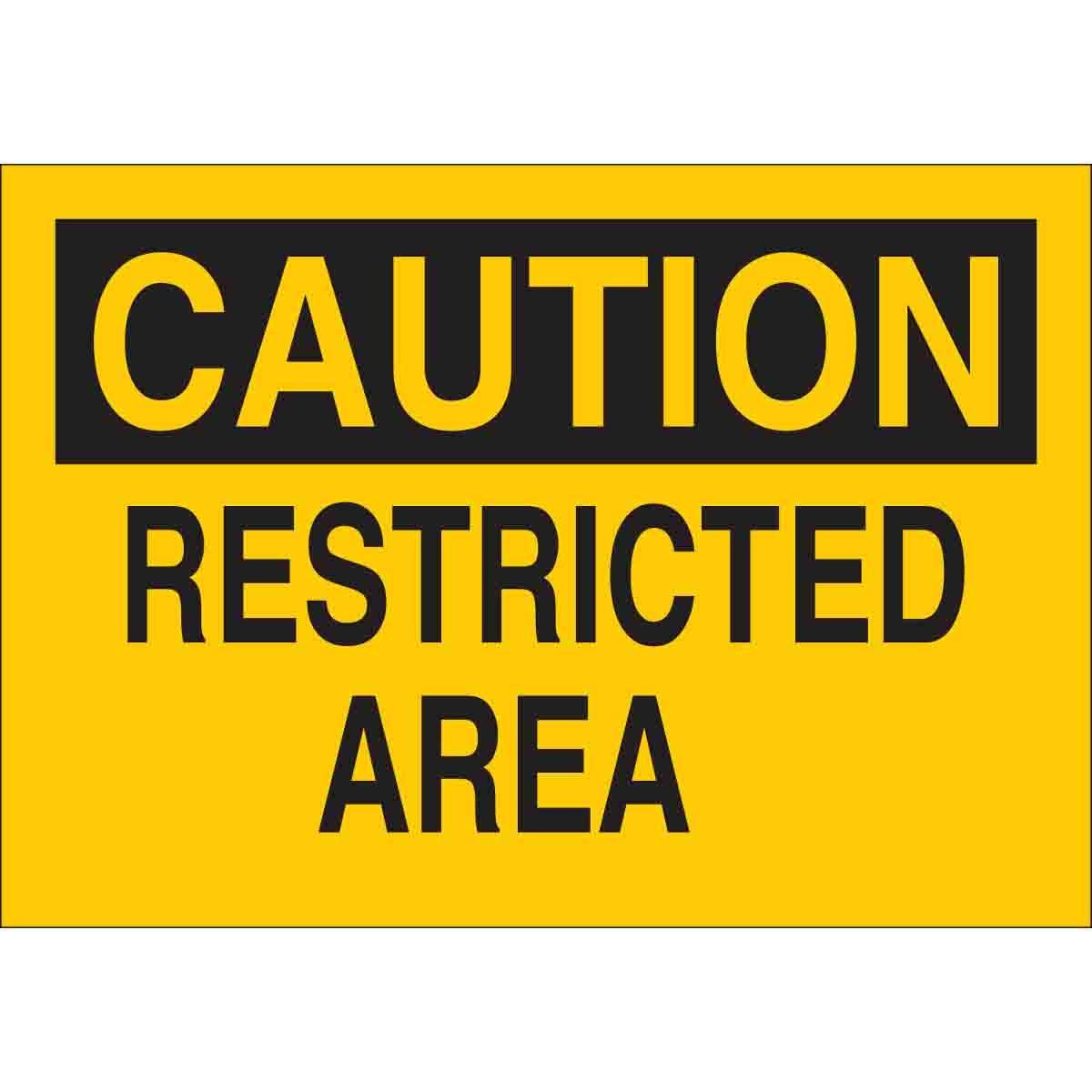 Brady® 95345 Access & Security Signs