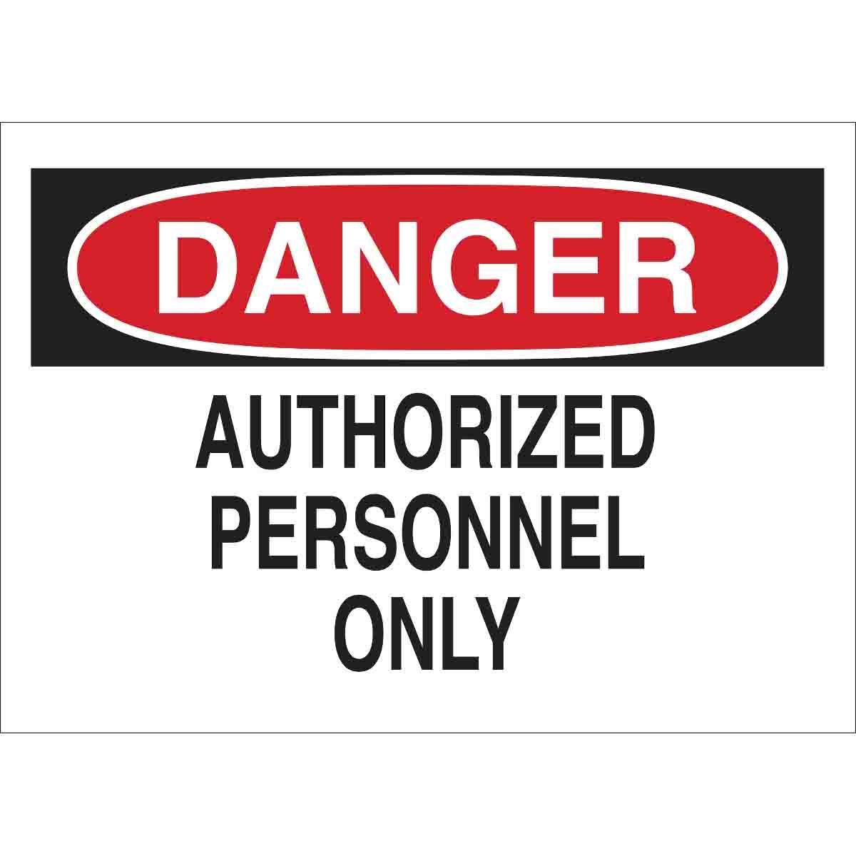 Brady® 95367 Access & Security Signs