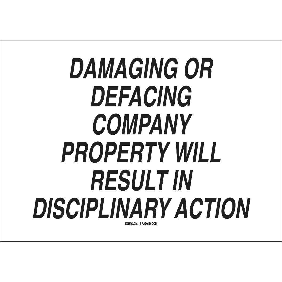 Brady® 95412 Access & Security Signs