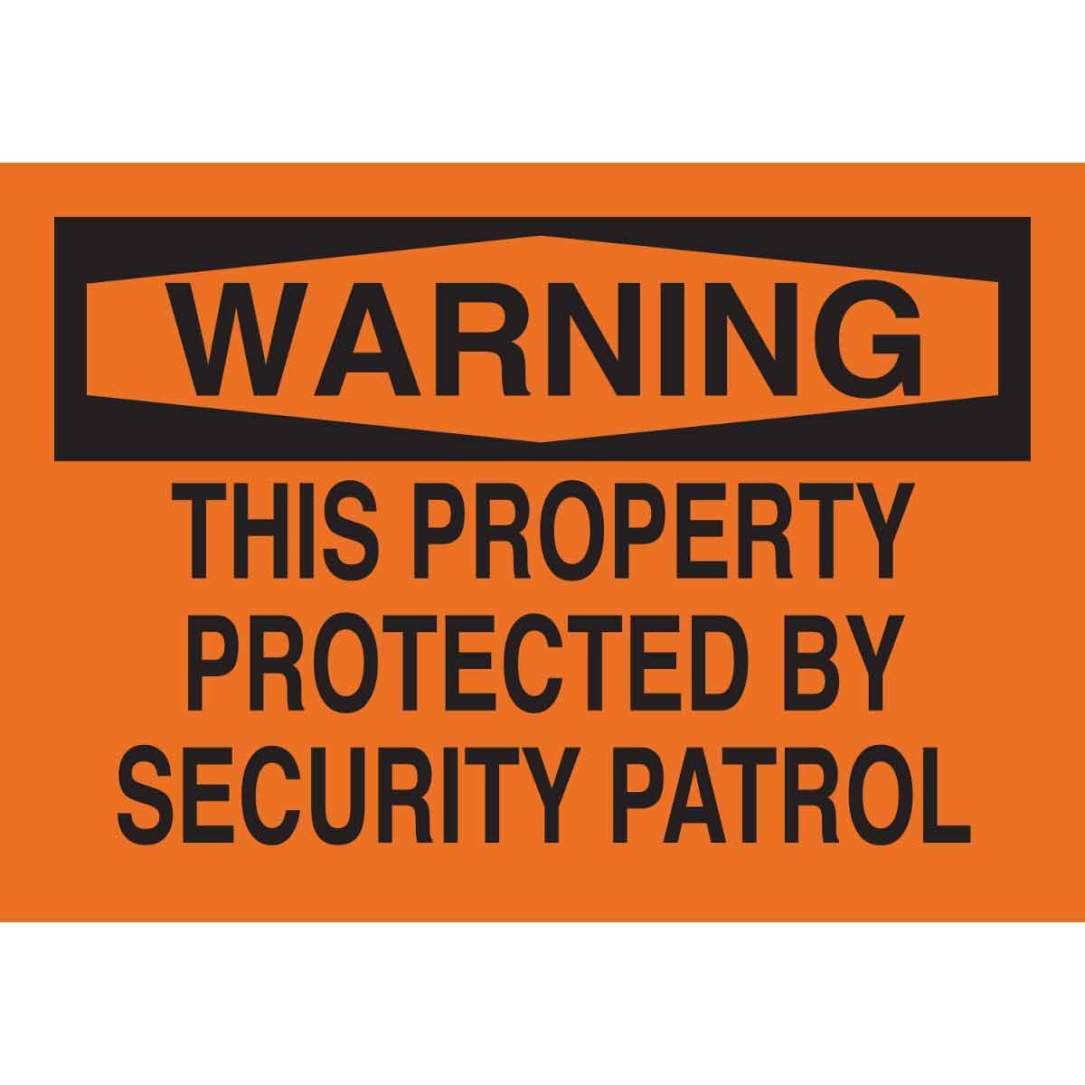 Brady® 95428 Access & Security Signs