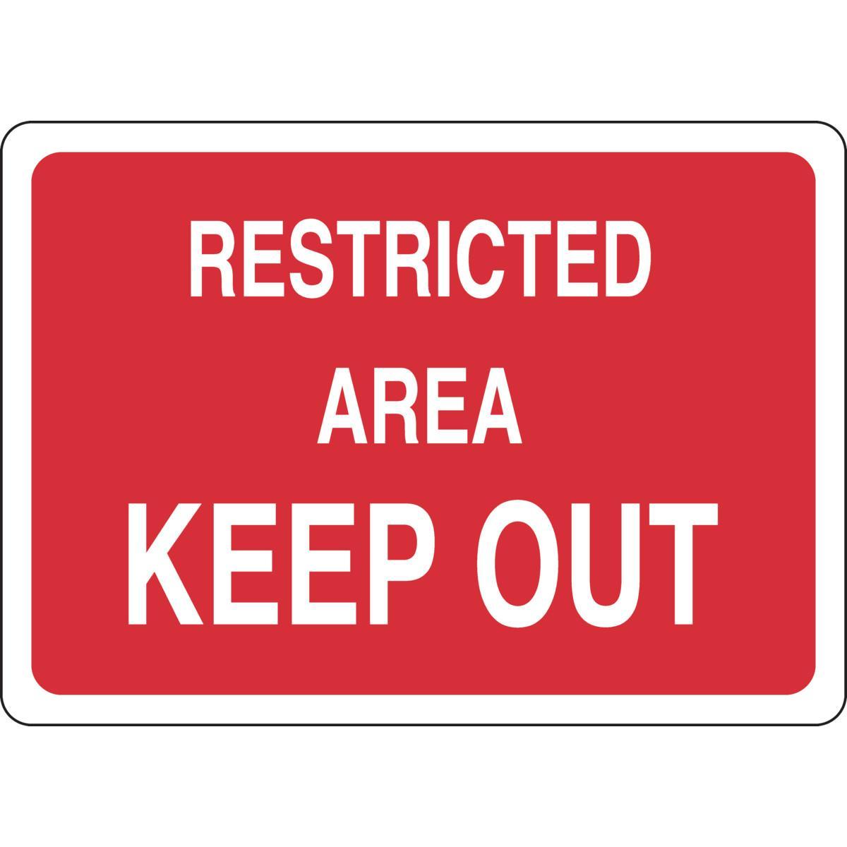 Brady® 95438 Access & Security Signs