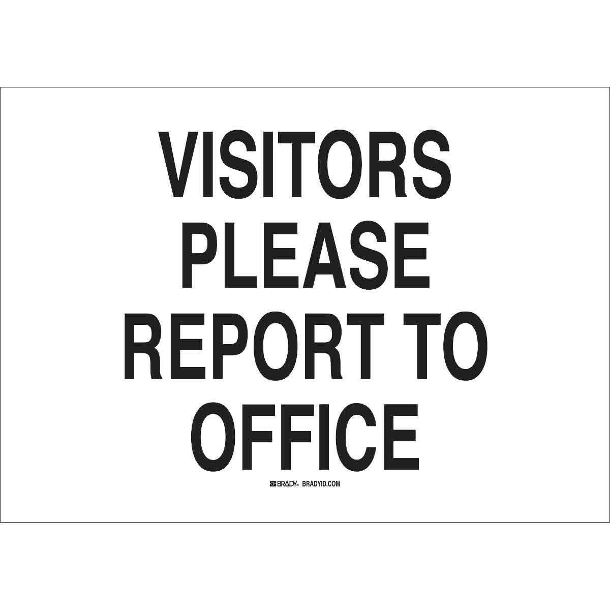 Brady® 95455 Access & Security Signs
