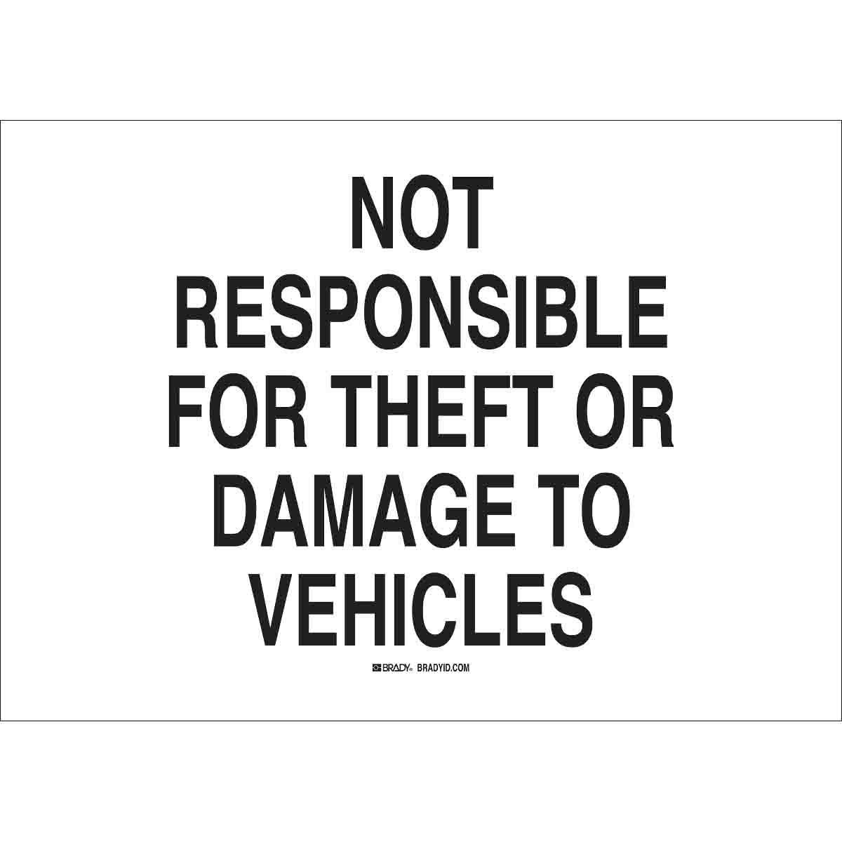 Brady® 95456 Access & Security Signs