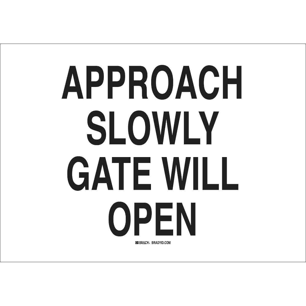Brady® 95459 Access & Security Signs