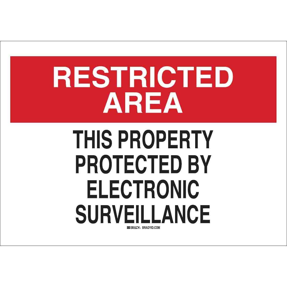 Brady® 95479 Access & Security Signs