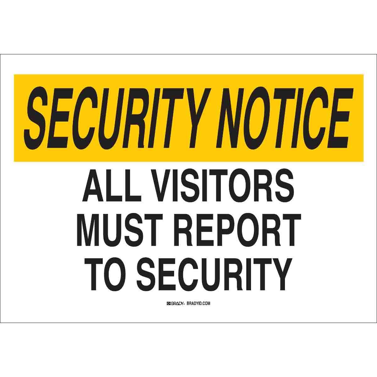 Brady® 122357 Access & Security Signs