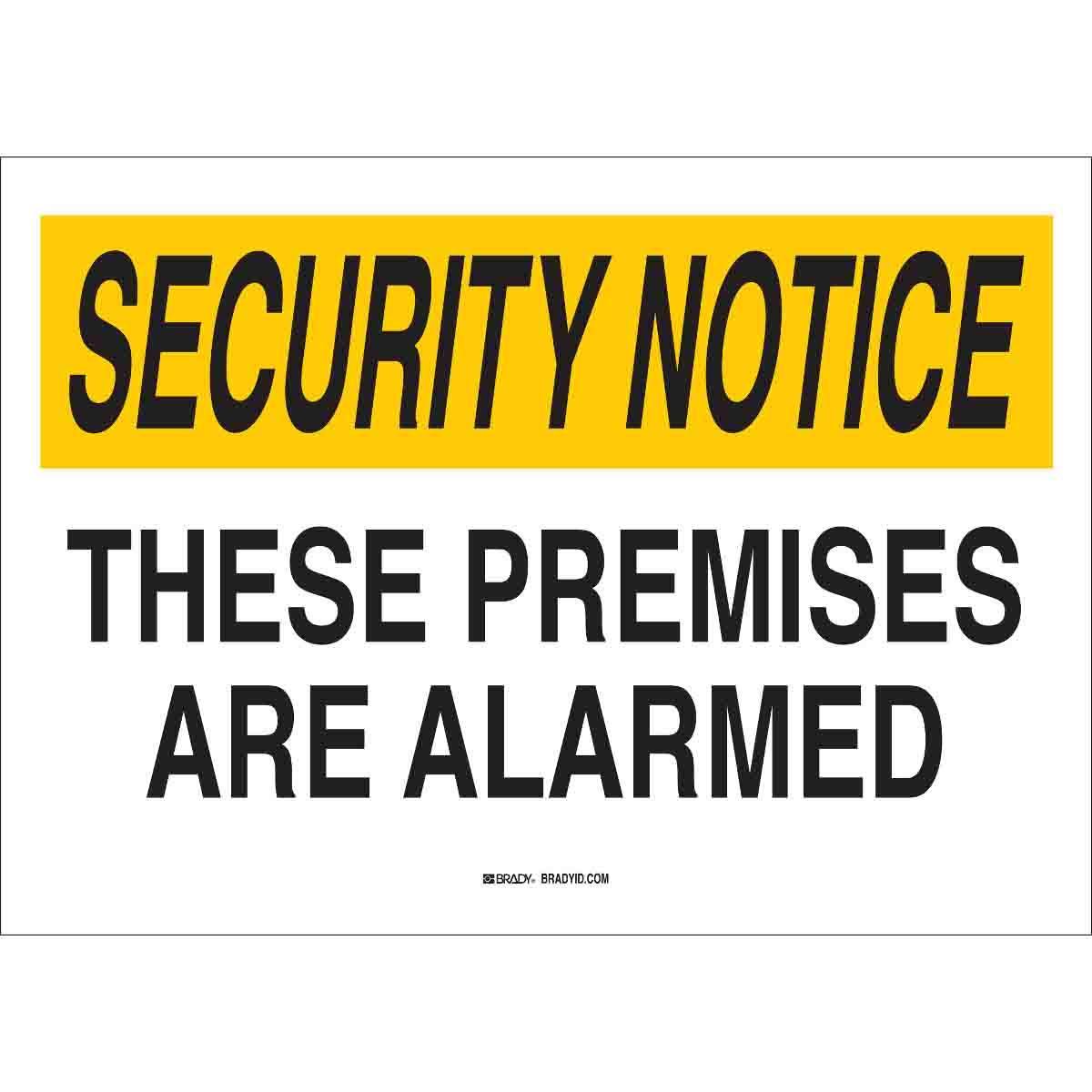 Brady® 95492 Access & Security Signs
