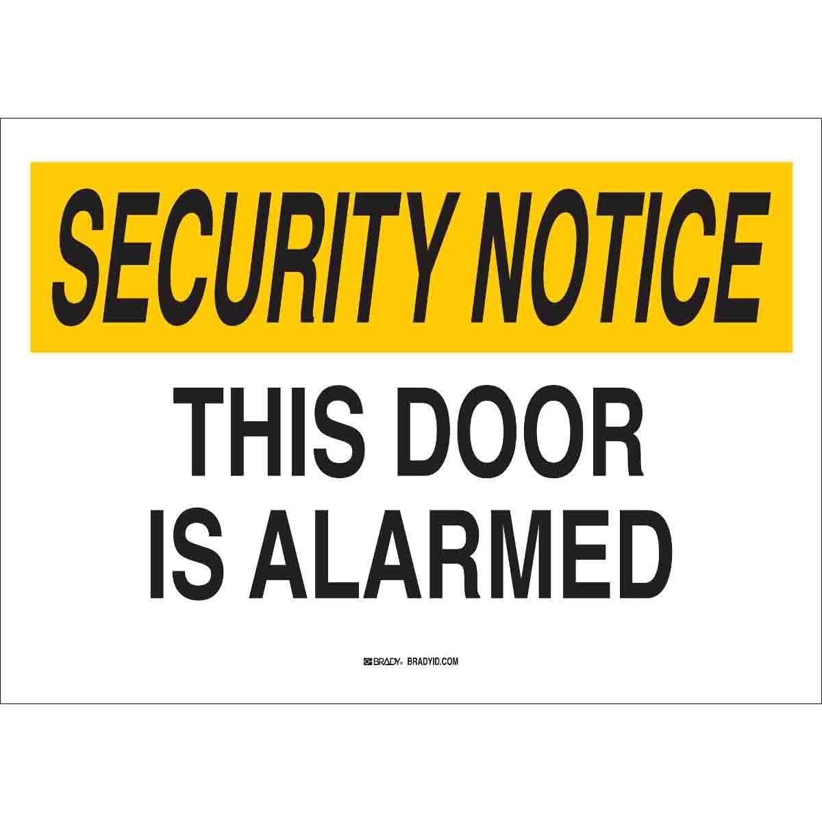 Brady® 95493 Access & Security Signs