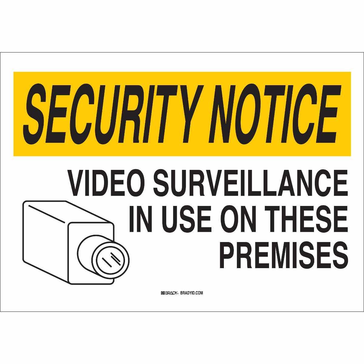 Brady® 122749 Access & Security Signs