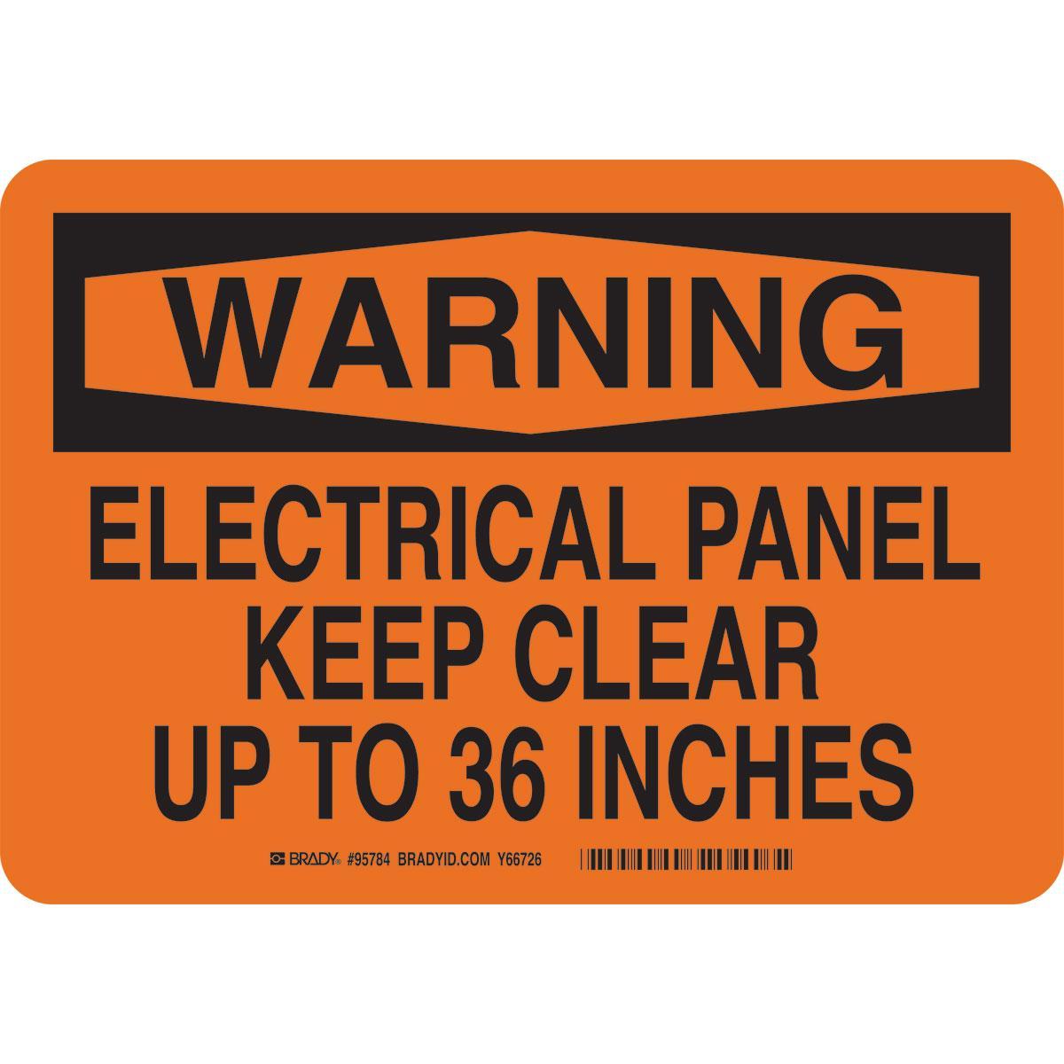 Brady® 95784 Accident Prevention Signs
