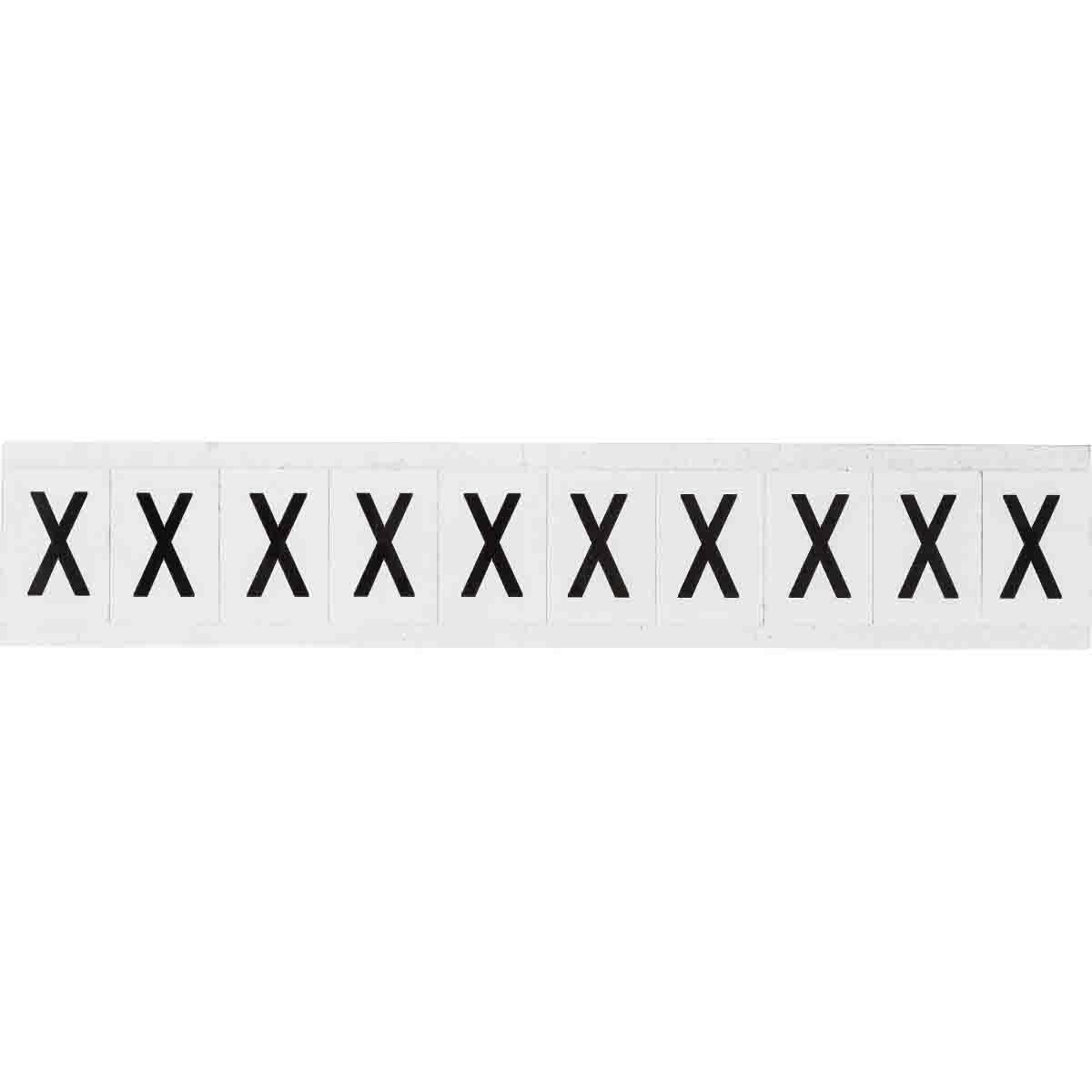 Brady® 9713-X Letters & Numbers