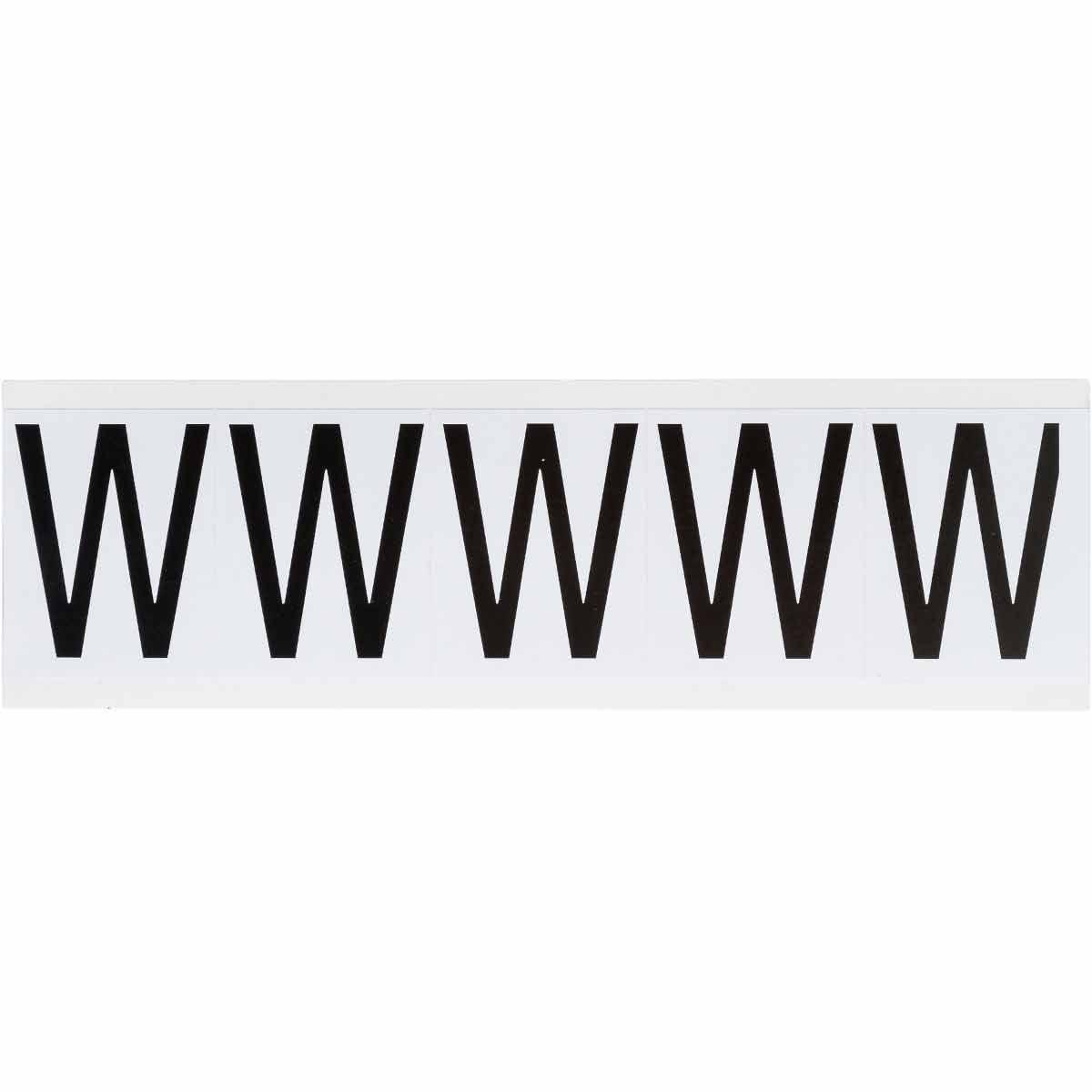 Brady® 9714-W Letters & Numbers