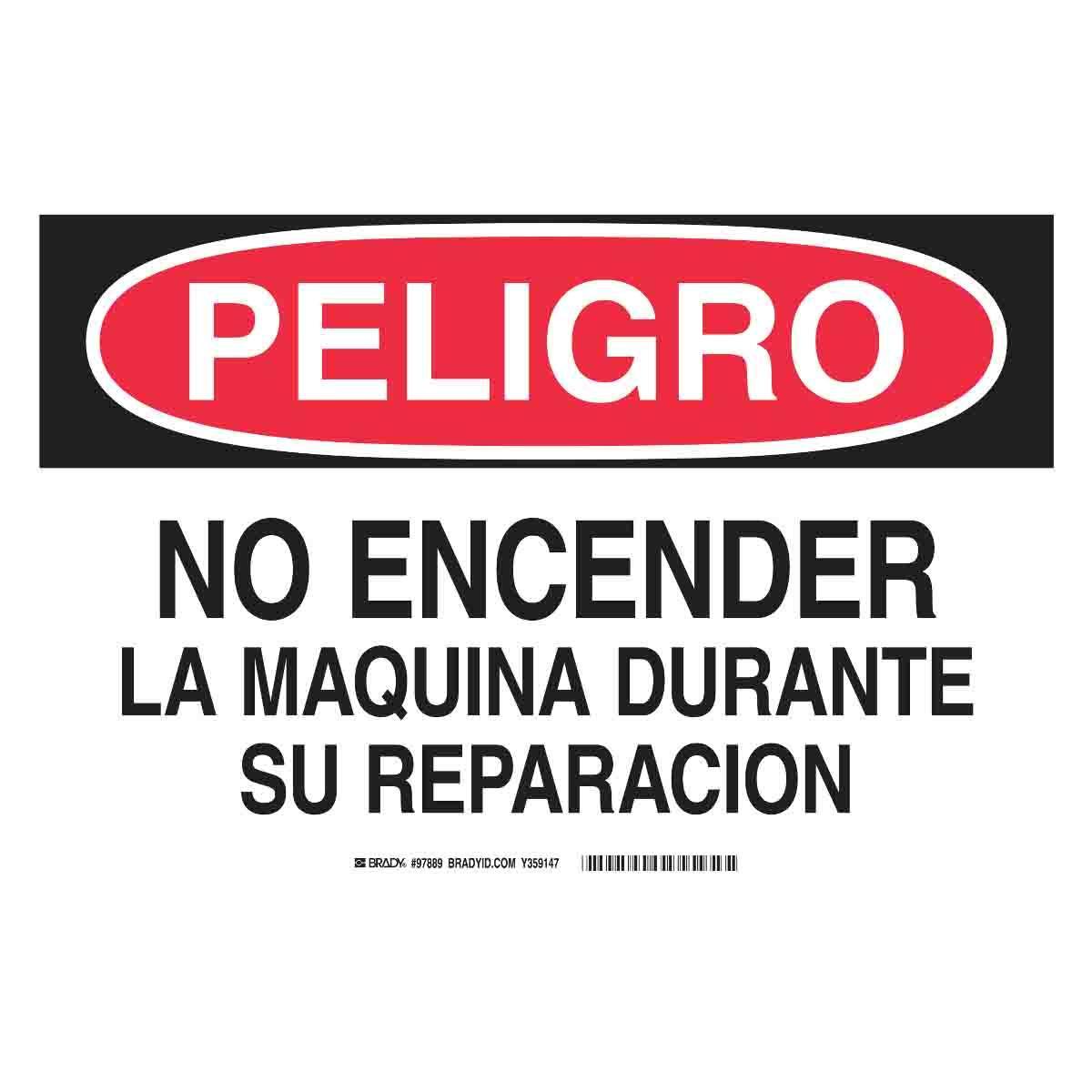 Brady® 97889 Accident Prevention Signs