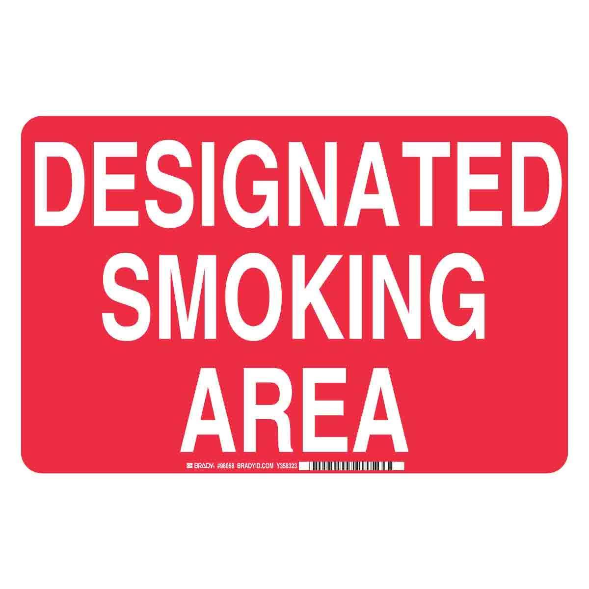 Brady® 98068 No Smoking & Restricted Activity Signs