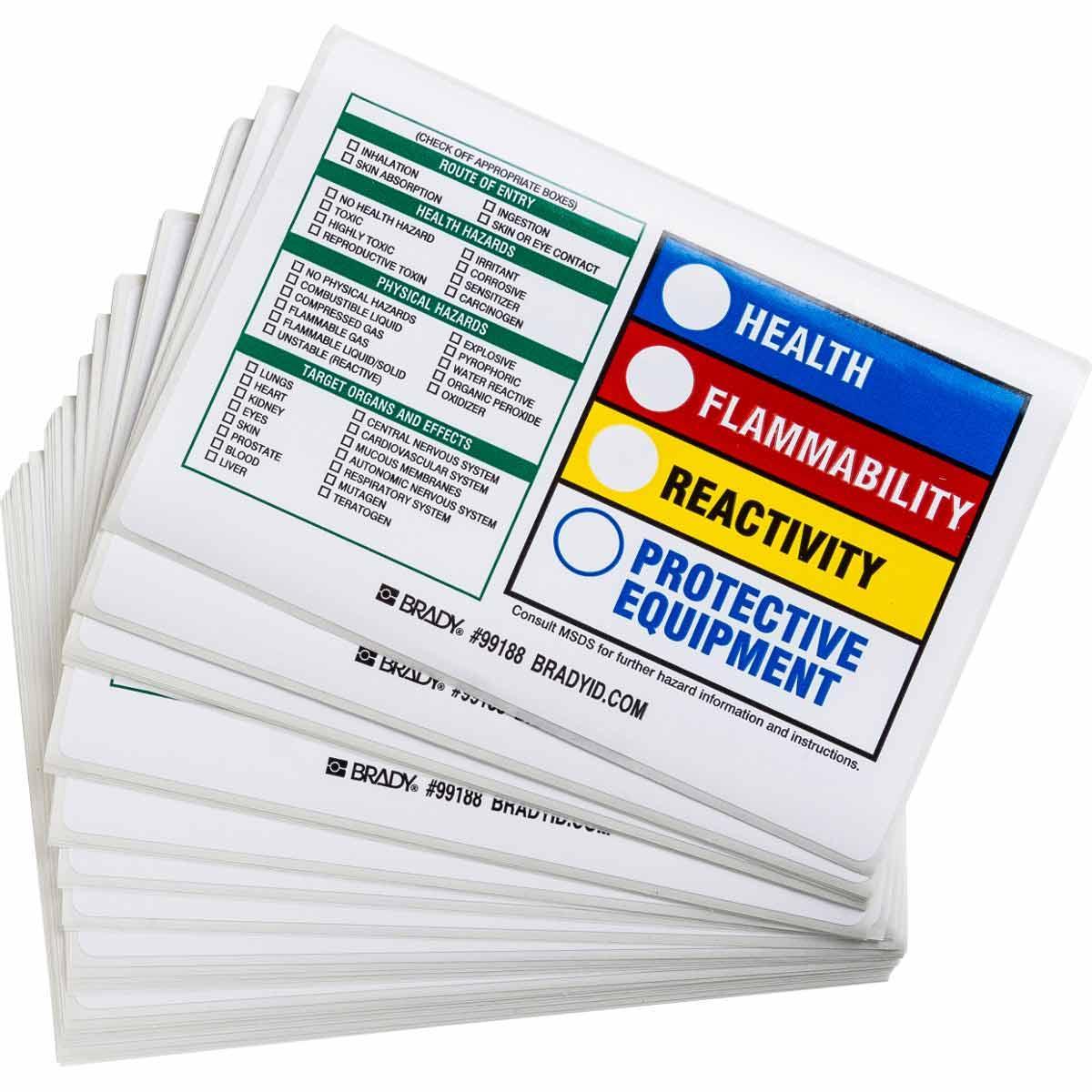 Brady® 99188 Safety & Facility Labels