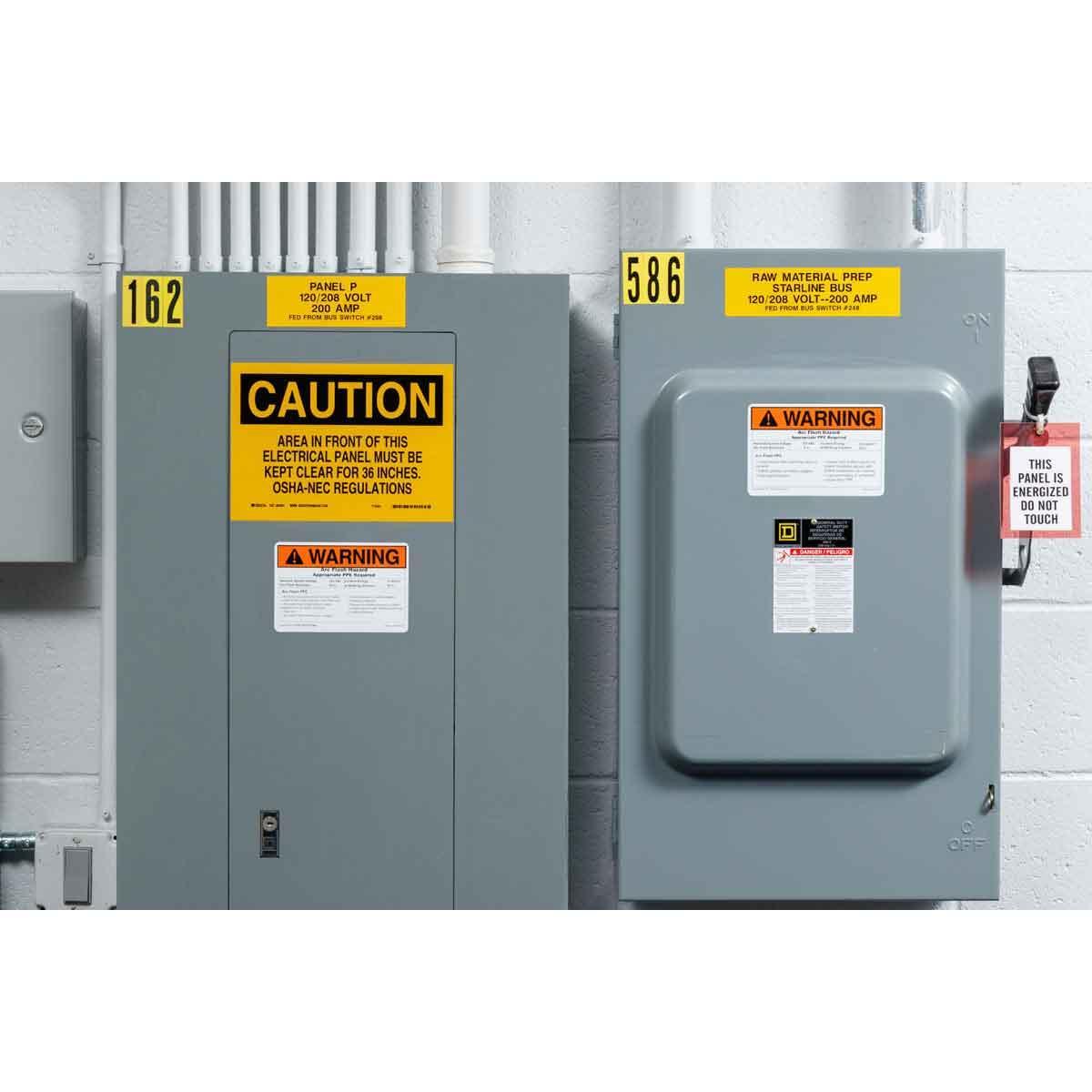Brady® B30-25-595-BLNKYL Wire & Component Labels