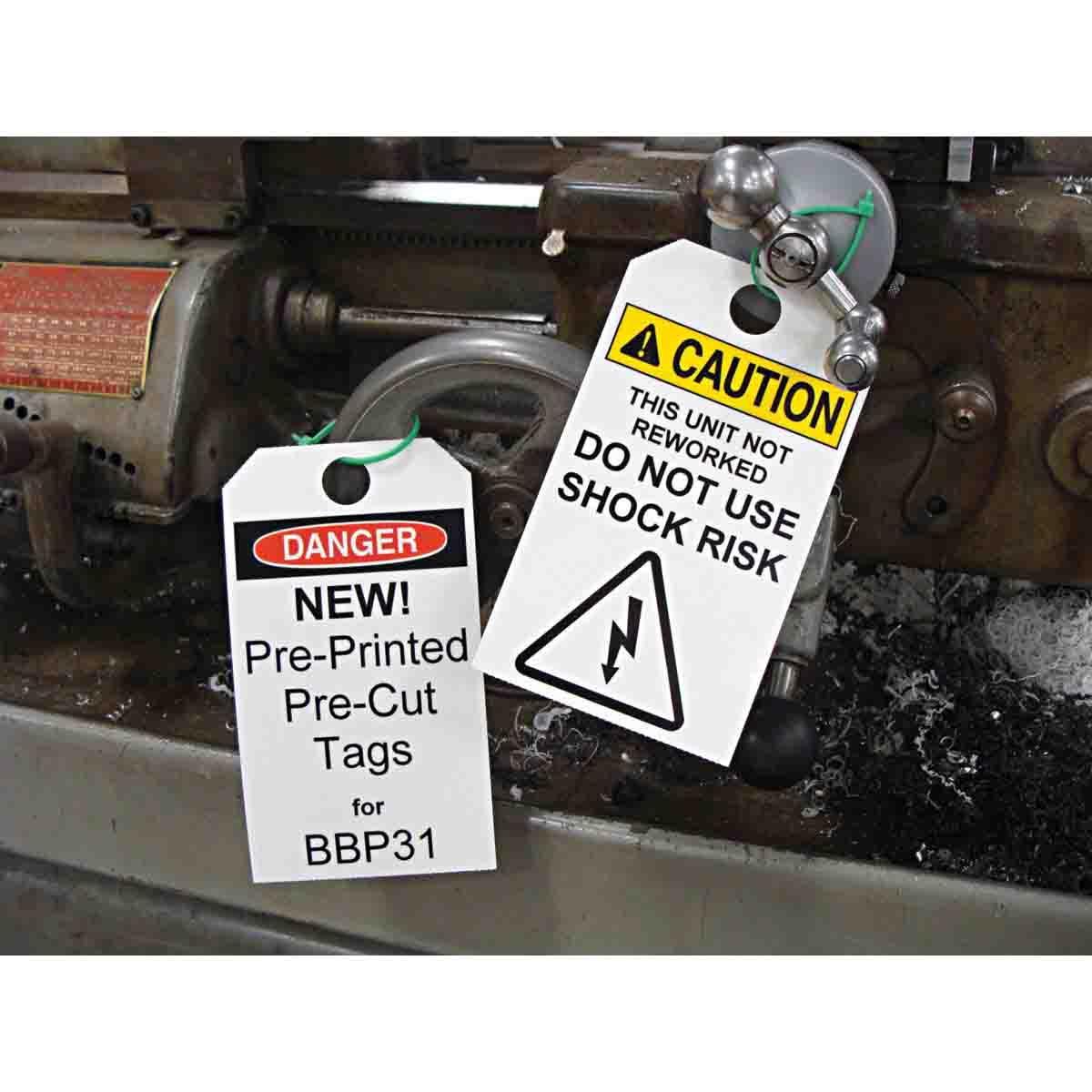 Brady® B30-255-551-ANSICA Safety & Facility Tags