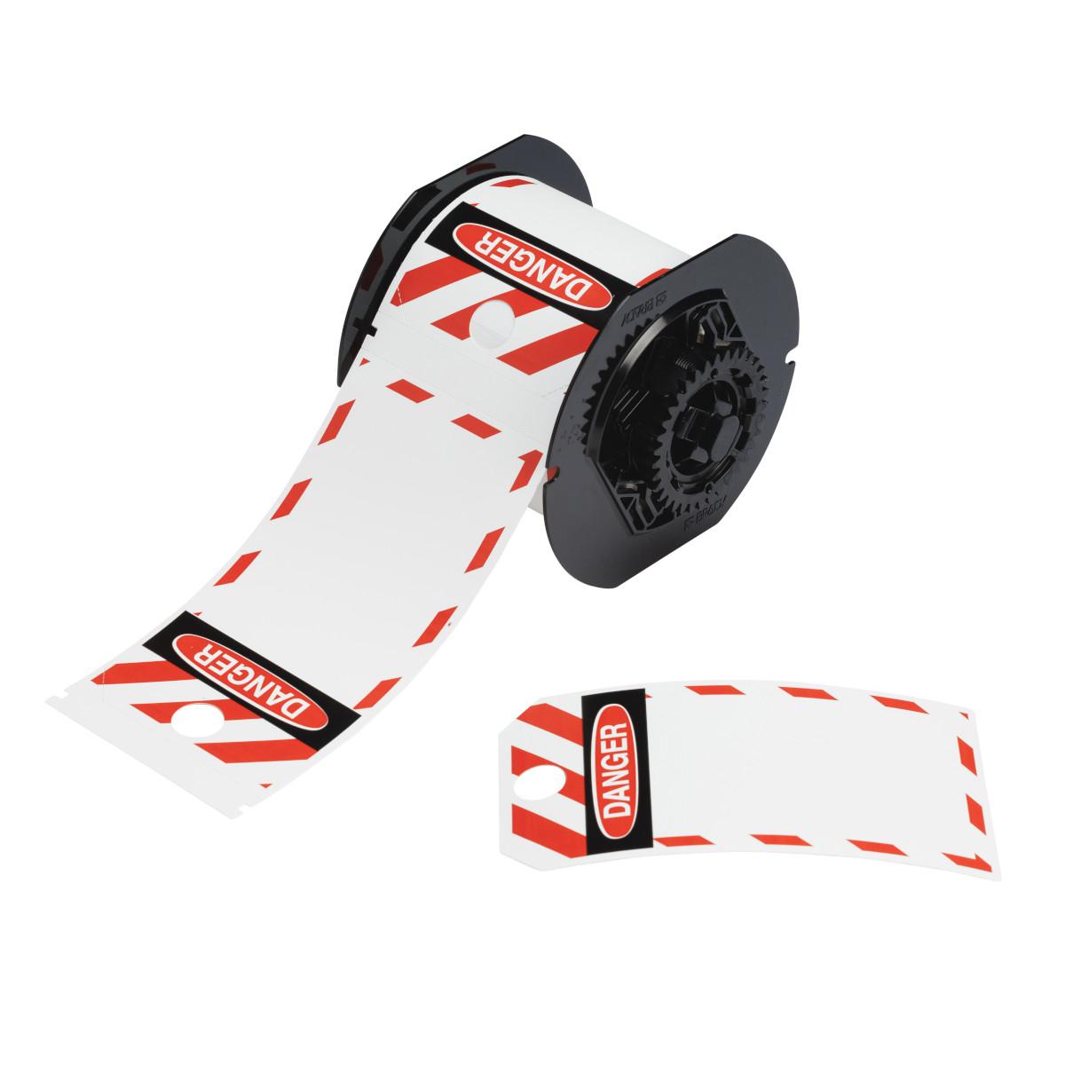 Brady® B30-255-851-OST-BK Blank Tags & Preprinted Headers