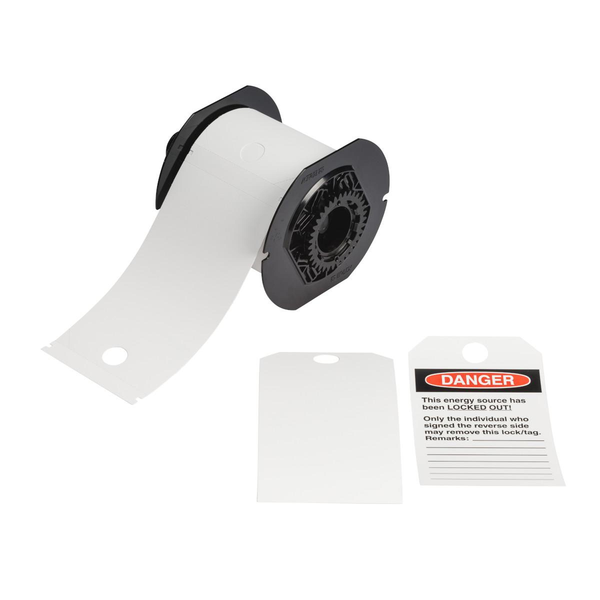 Brady® B30-255-851-WHT-F Blank Tags & Preprinted Headers