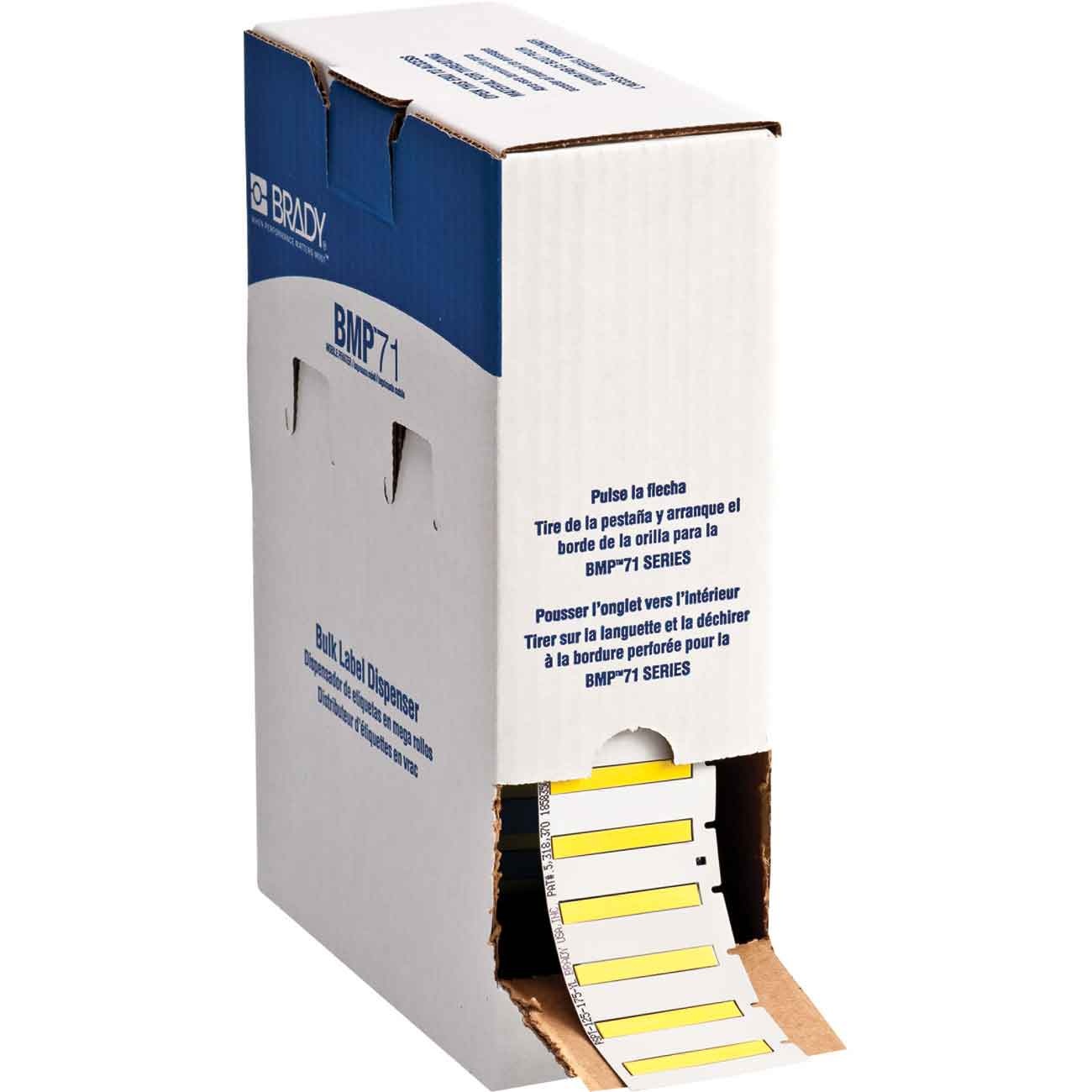 Brady® BM-125-175-342-YL Wire & Component Labels