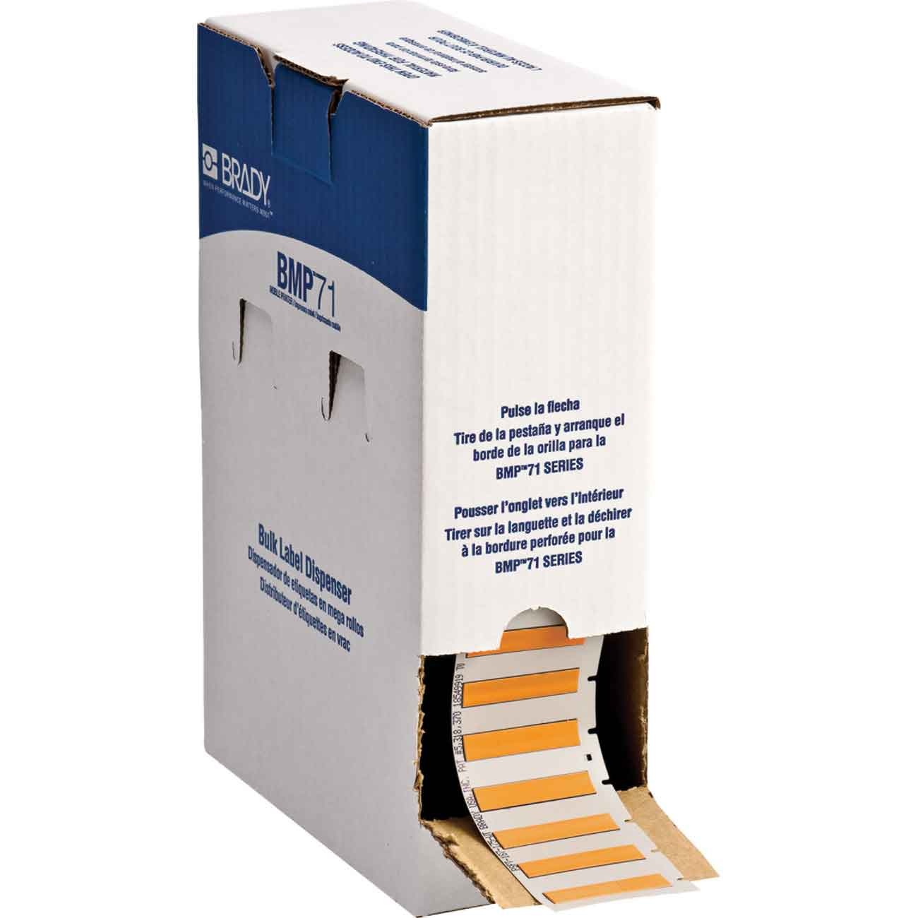 Brady® BM-187-175-342-OR Wire & Component Labels