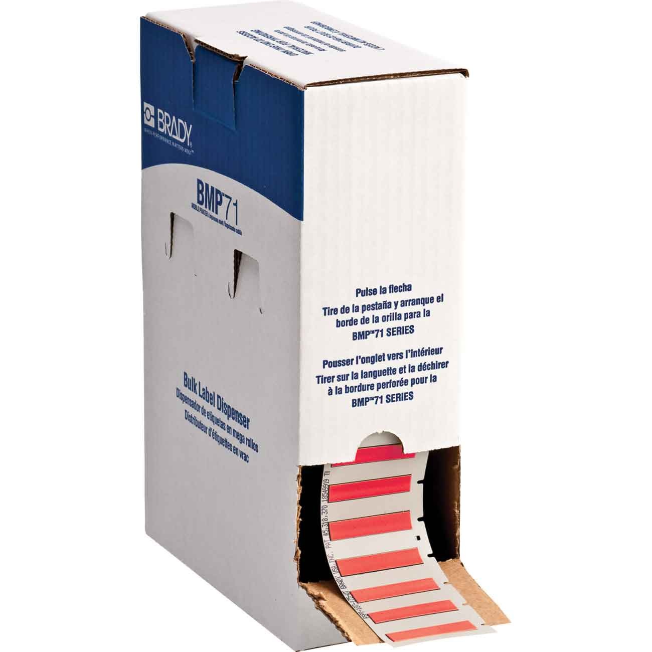 Brady® BM-187-175-342-RD Wire & Component Labels