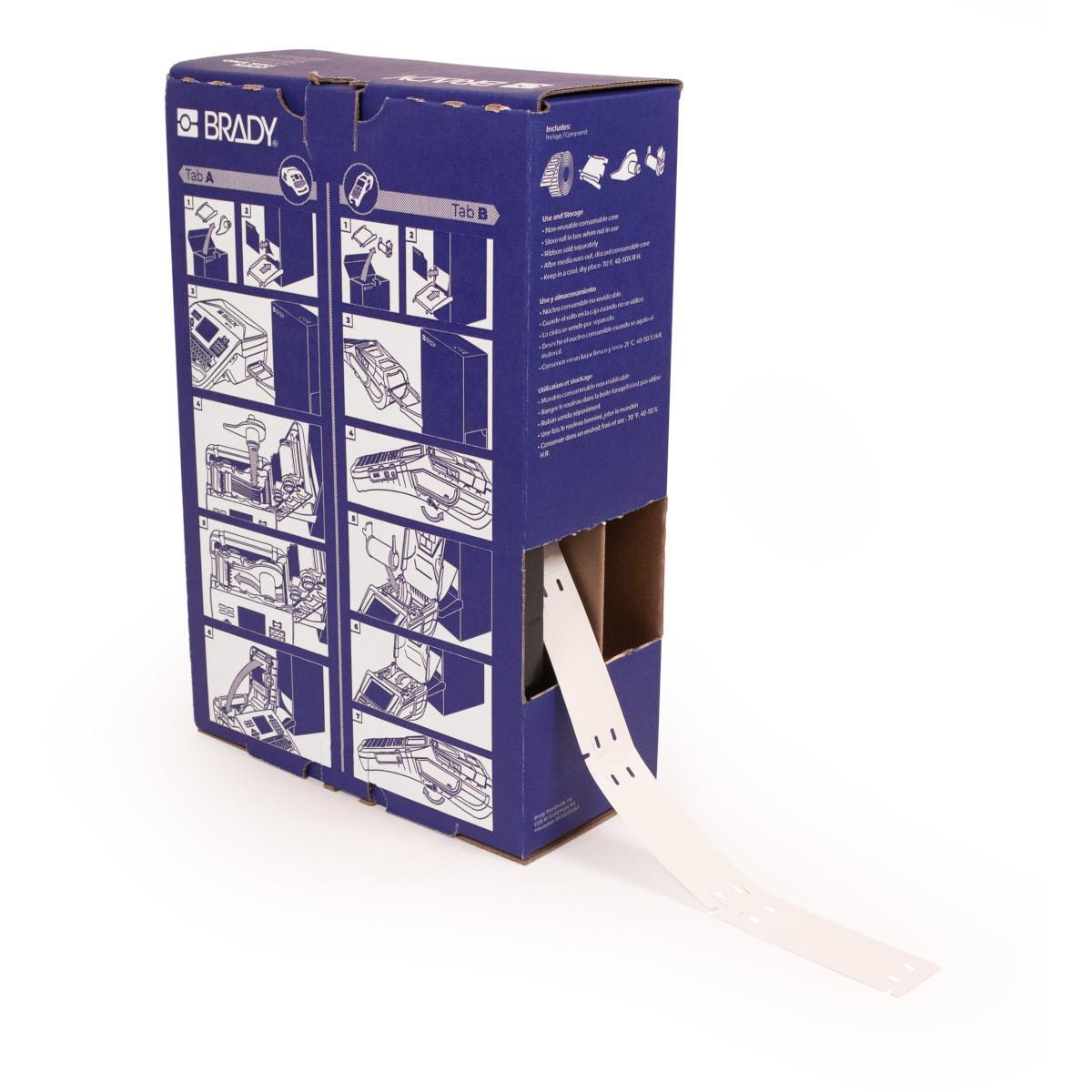 Brady® BM-10X60-348-WT Wire & Component Tags