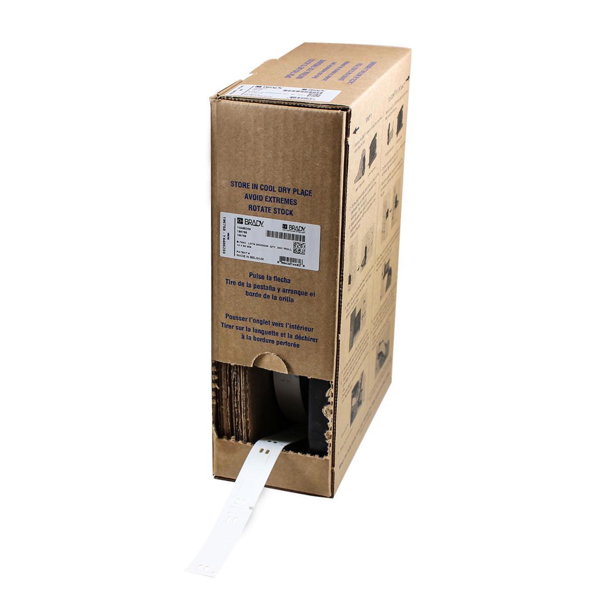 Brady® BM-10X60-7643-WT Wire & Component Tags