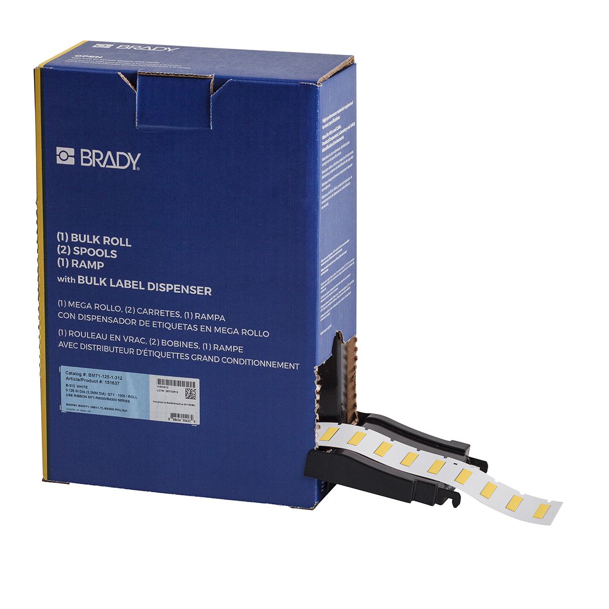 Brady® BM-125-1-312-YL Wire & Component Labels