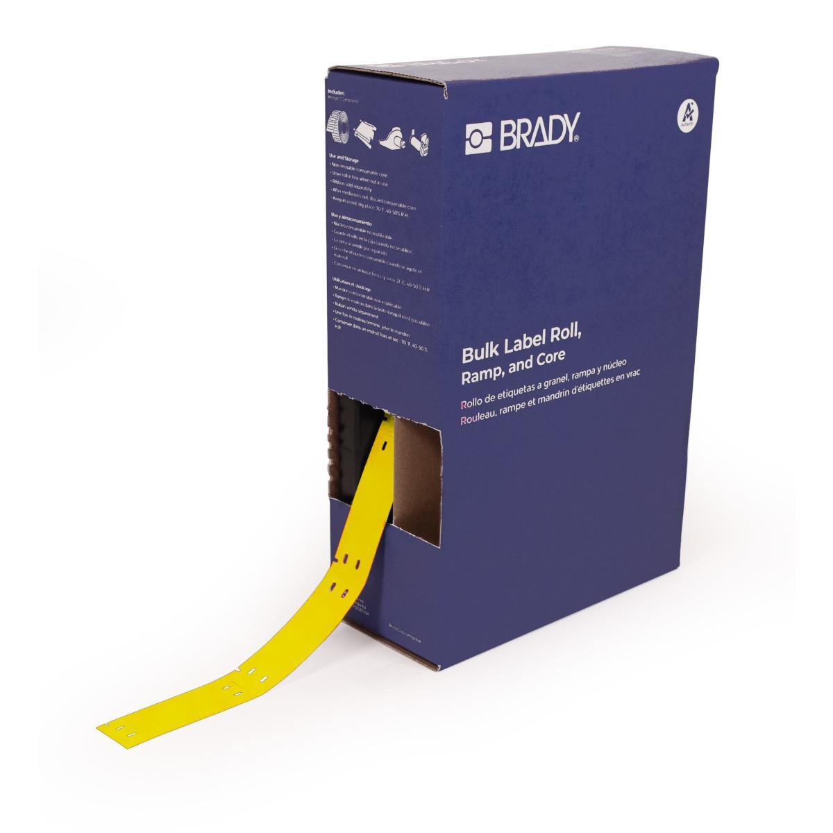 Brady® BM-15X75-348-YL Wire & Component Tags