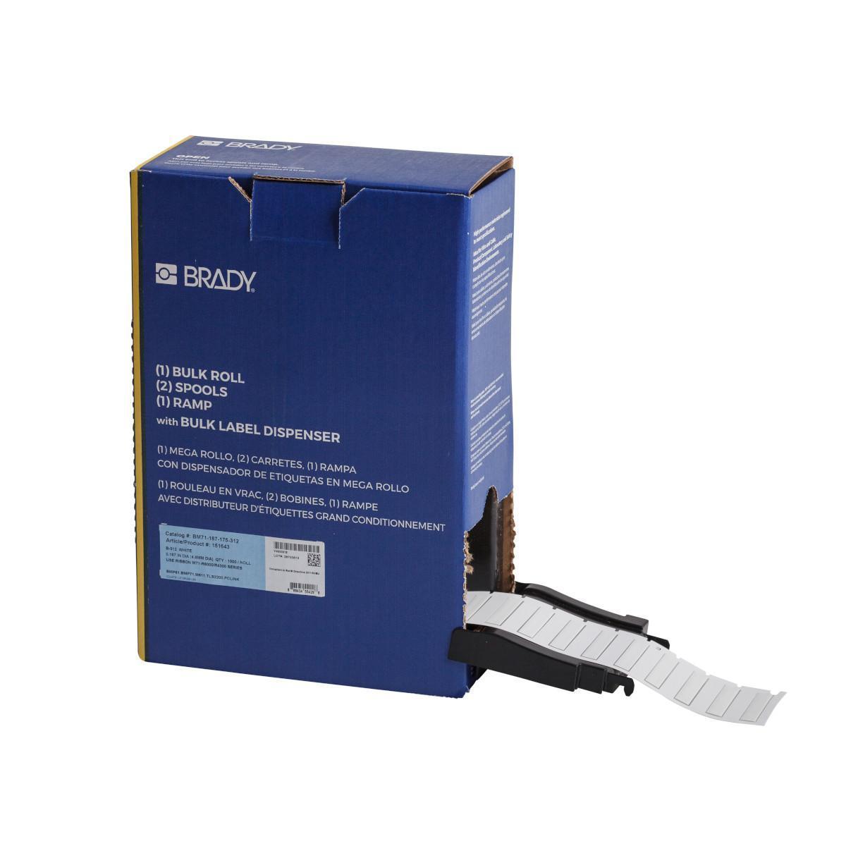 Brady® BM-187-175-312 Wire & Component Labels