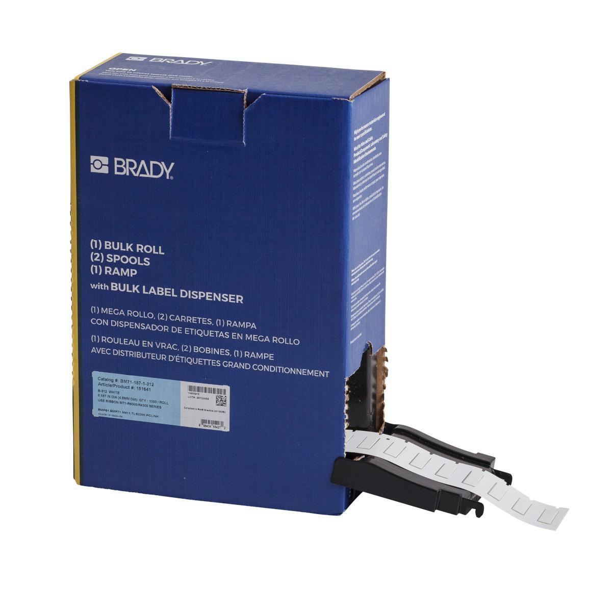Brady® BM-187-1-312 Wire & Component Labels