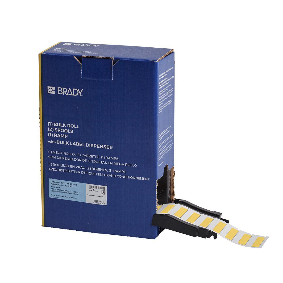 Brady® BM-250-175-312-YL Wire & Component Labels