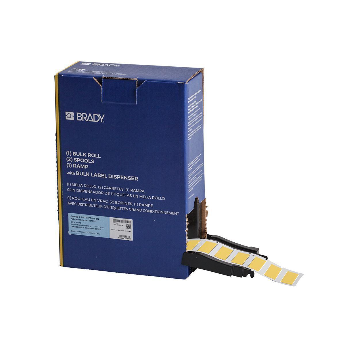 Brady® BM-375-175-312-YL Wire & Component Labels